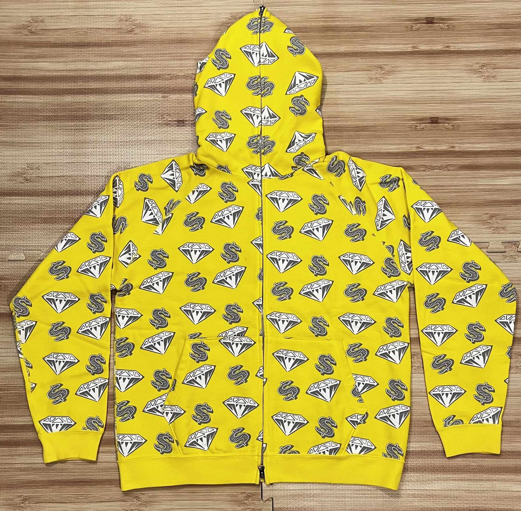 専用　ICECREAM RUNNING DOG ボア　スウェット　イエロー　黄色 Billionaire Boys Club × Icecream VERY RARE 2006 OG BBC/ICE CREAM