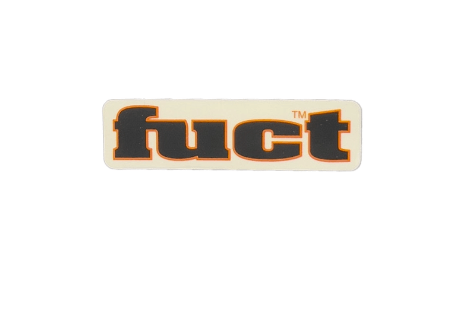 FUCT Fuct OG Logo Sticker Black/Orange Size ONE SIZE - 1 Thumbnail