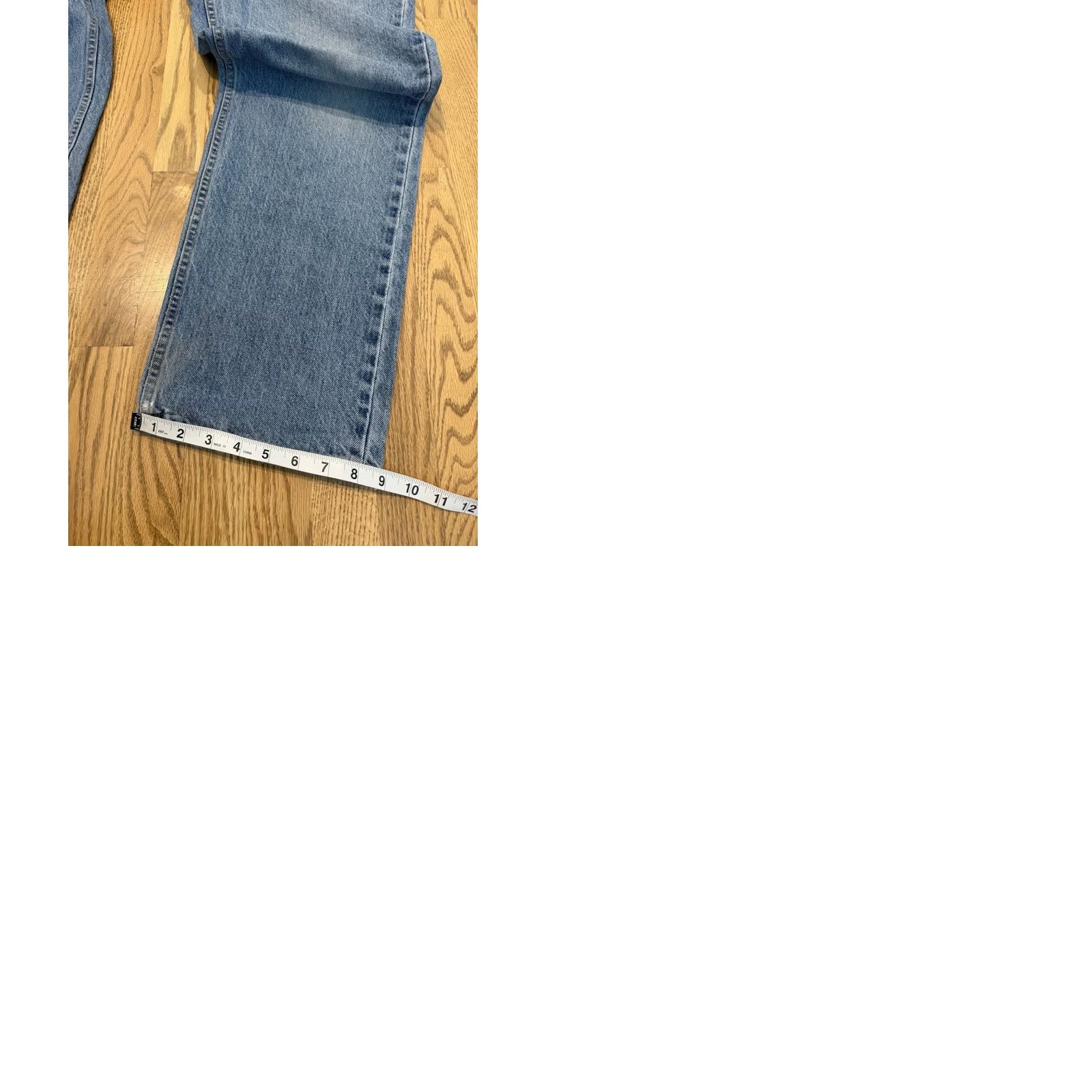 Levi's VINTAGE Levi's SilverTab Jeans Straight 32x29 Denim Blue Men Regular 90s Grunge USA Kid - (adjusted to fit rules) Size US 32 / EU 48 - 9 Thumbnail