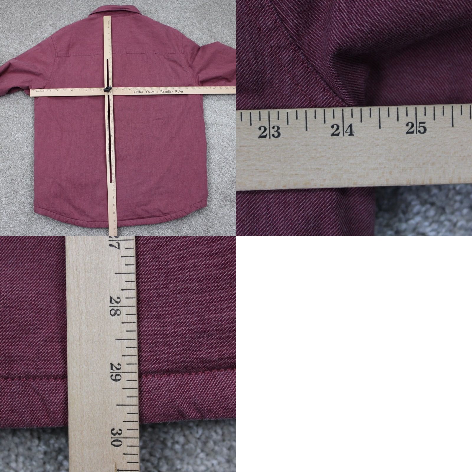 UNTUCKit UNTUCKit Ziraldo Jacket Adult XL Red Shacket Flannel Lined Long Sleeve Button Up Size US XL / EU 56 / 4 - 9 Thumbnail