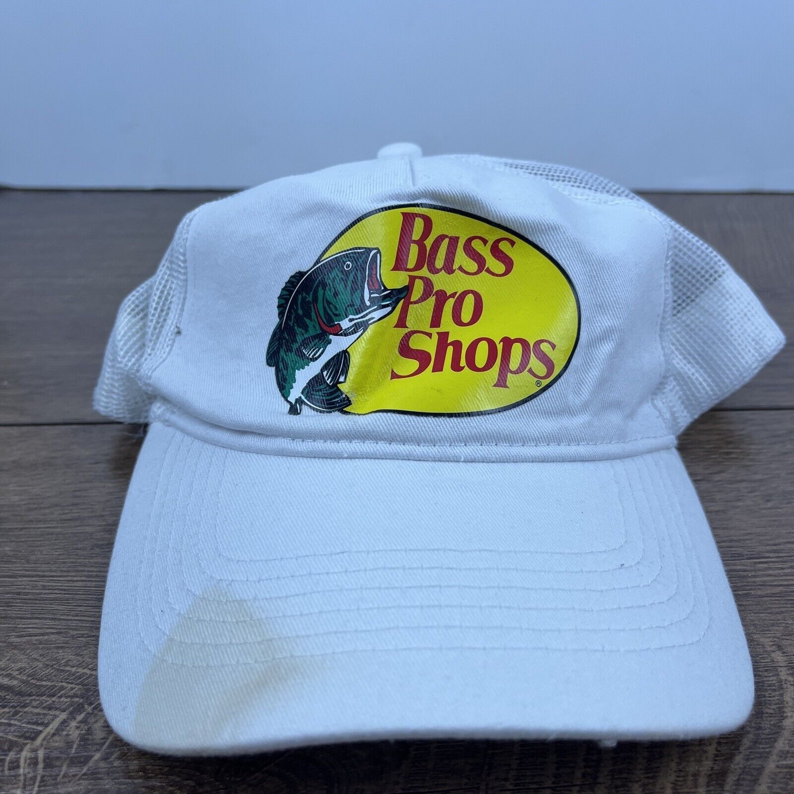 Other Bass Pro Snapback Hat White Hat Adjustable Adult Size Hat Wh Size ONE SIZE - 1 Thumbnail
