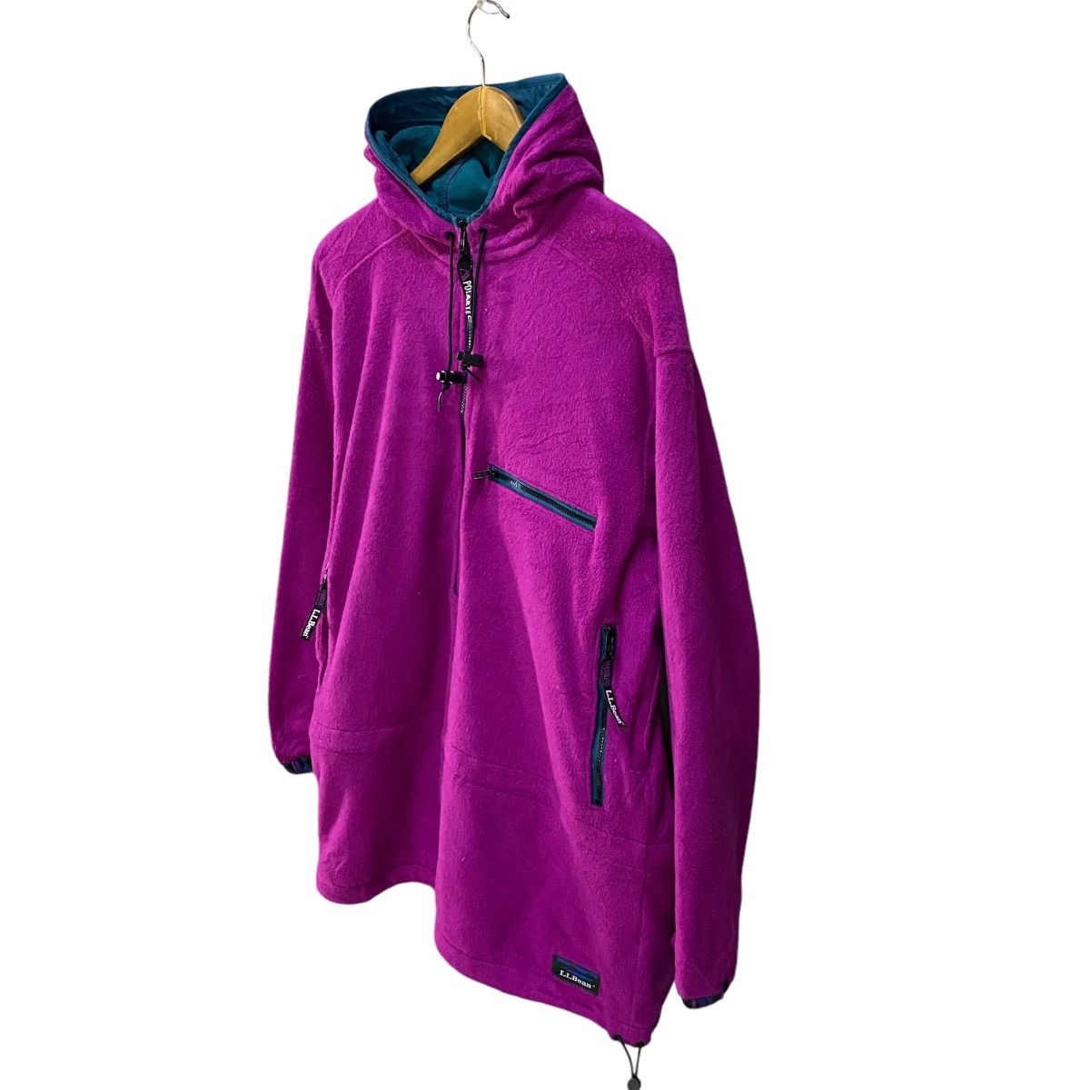 L.L. Bean × Polartec L.L Bean X Polartec magenta half zipper fleece Size XL / US 12-14 / IT 48-50 - 3 Thumbnail