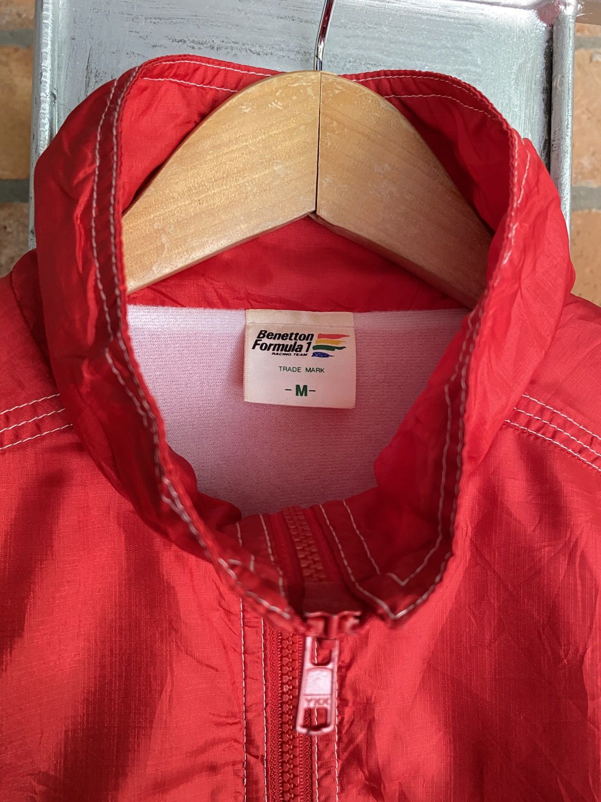 Benetton Benetton Formula 1 Red Racing-Inspired Zip Jacket Size US M / EU 48-50 / 2 - 4 Thumbnail