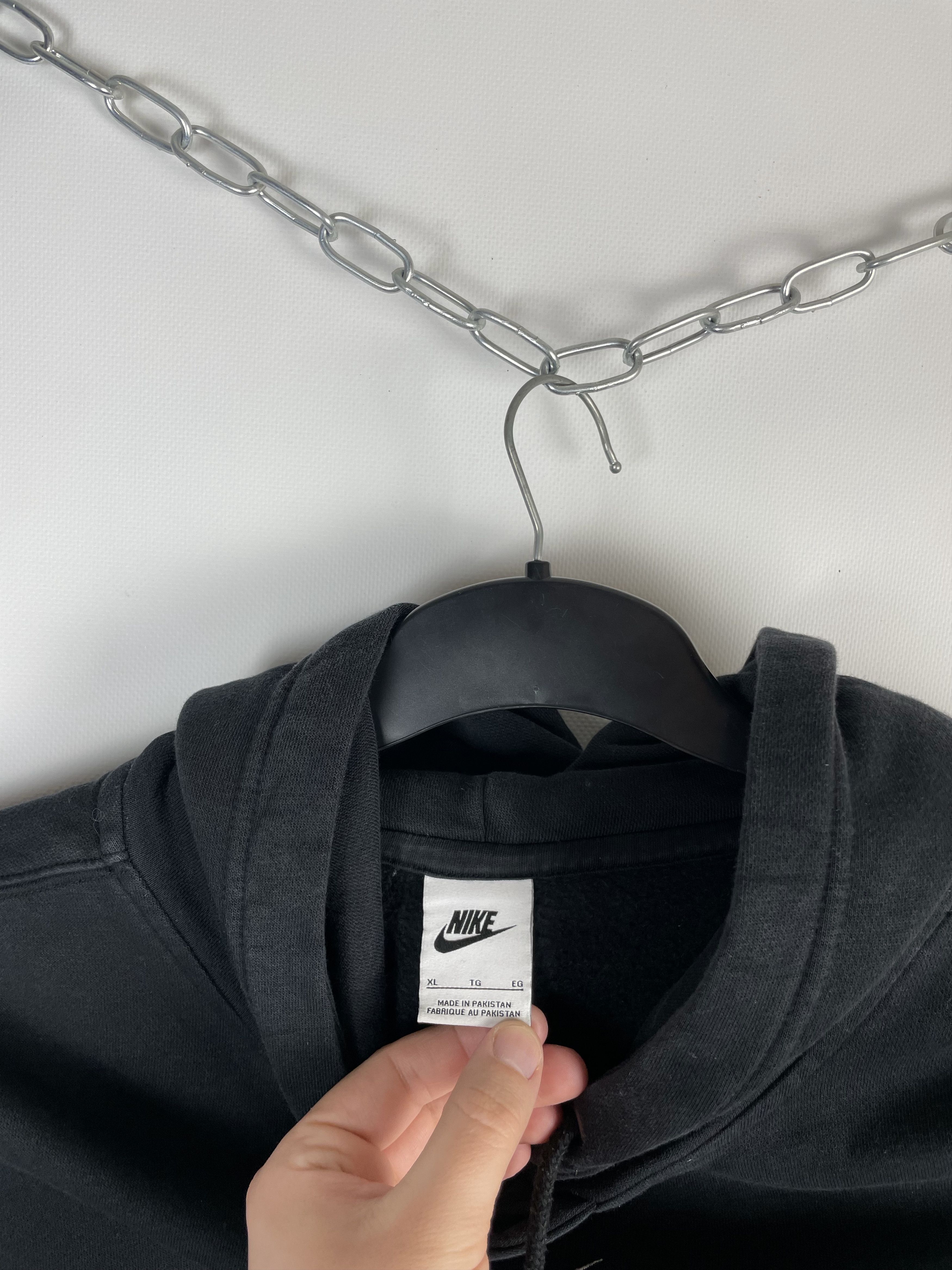 Nike Vintage Nike swoosh hoodie sweatshirt Size US XL / EU 56 / 4 - 5 Thumbnail