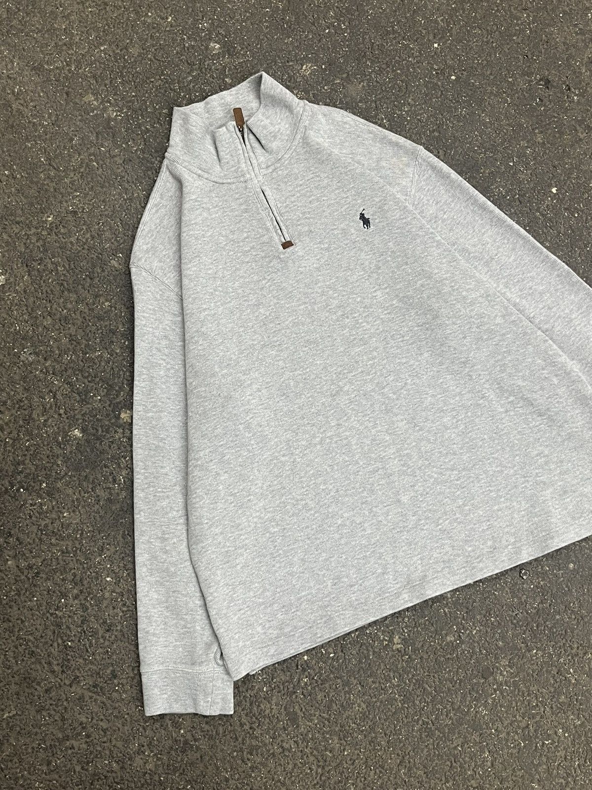 Polo Ralph Lauren × Vintage Polo Ralph Lauren 1/4th zip up sweatshirt preppy streetwear Size US XL / EU 56 / 4 - 2 Thumbnail