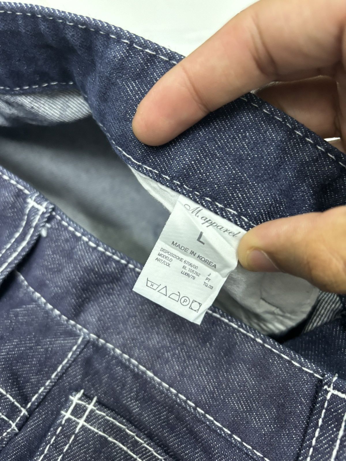 Kapital VINTAGE BAGGY JEANS M.APPAREL TWO TONE BAGGY DENIM JEANS Size US 28 / EU 44 - 10 Thumbnail