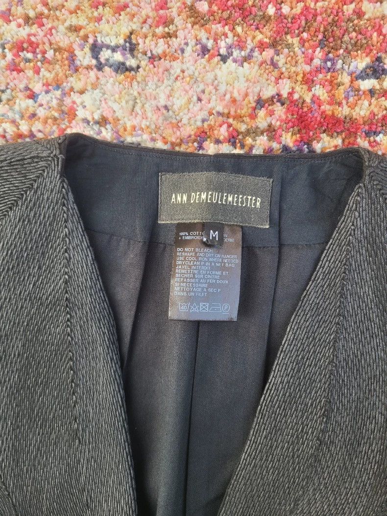 Ann Demeulemeester Ann Demeulemeester Men's and women's waistcoats with coats Size S / US 4 / IT 40 - 7 Thumbnail