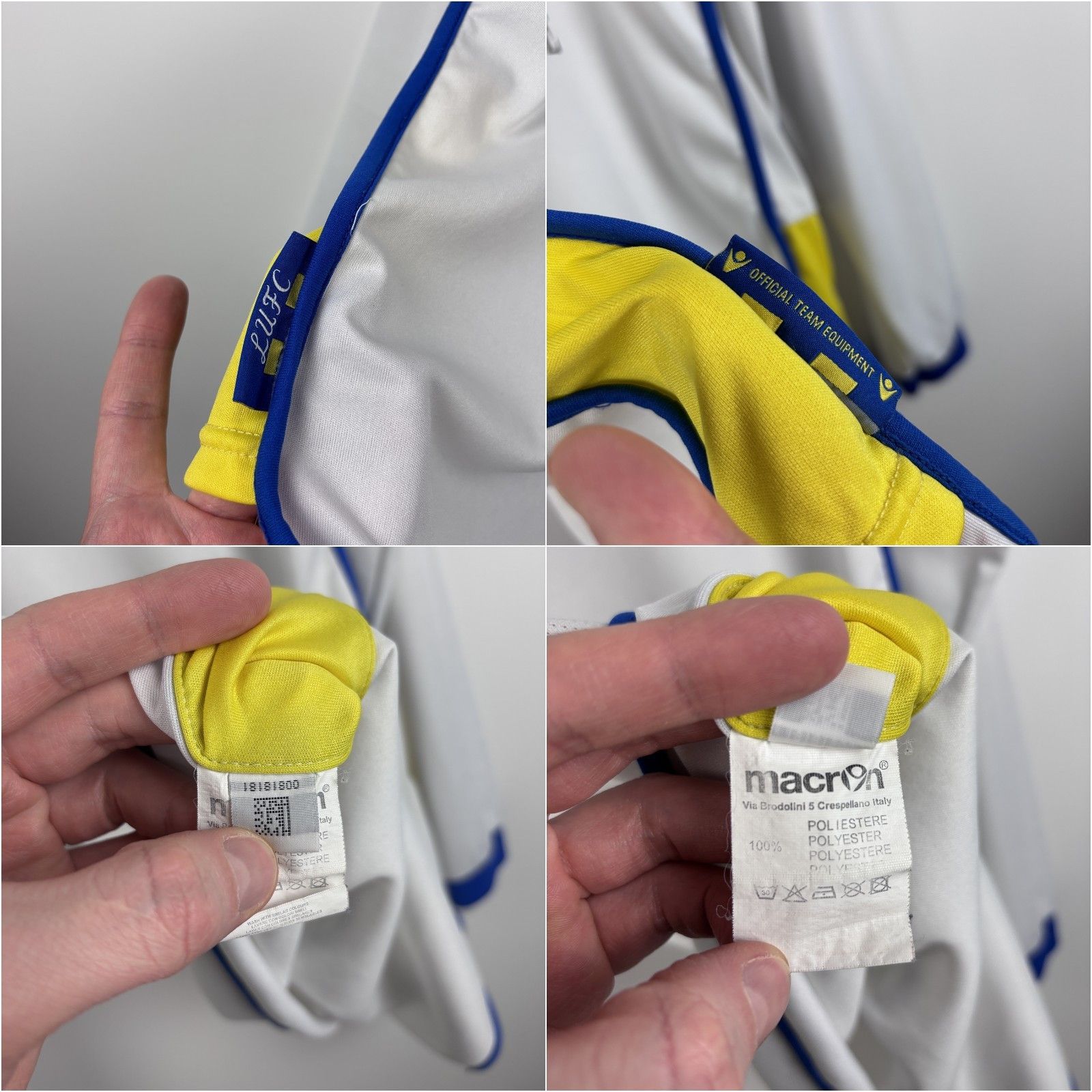 Macron Leeds United 2012-13 Football Jersey Long Sleeve Macron ~S-M Size US S / EU 44-46 / 1 - 11 Thumbnail