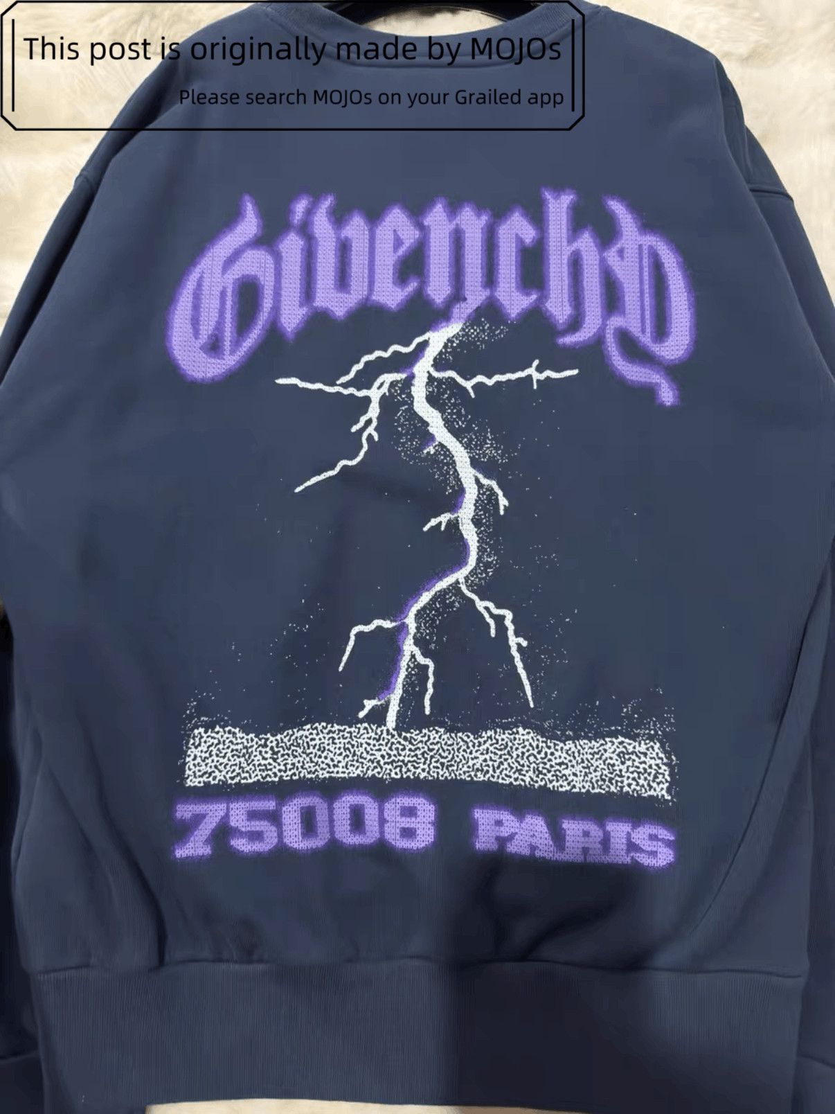 Givenchy Sz M Givenchy Lightling Logo Sweatshirt mojos4416 Size US M / EU 48-50 / 2 - 4 Thumbnail