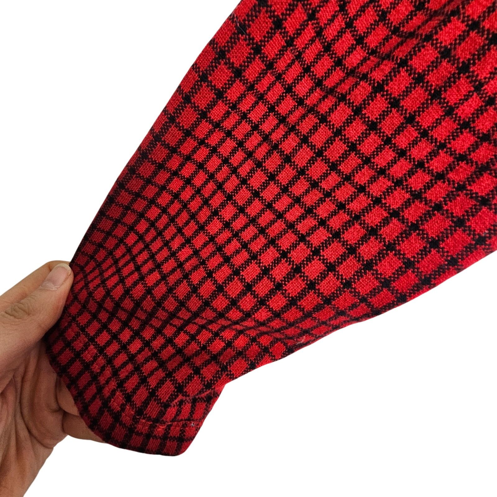 J. Jill J. Jill Womens Ponte Sweater Size M Check Lagenlook Stretch Size M / US 6-8 / IT 42-44 - 5 Thumbnail