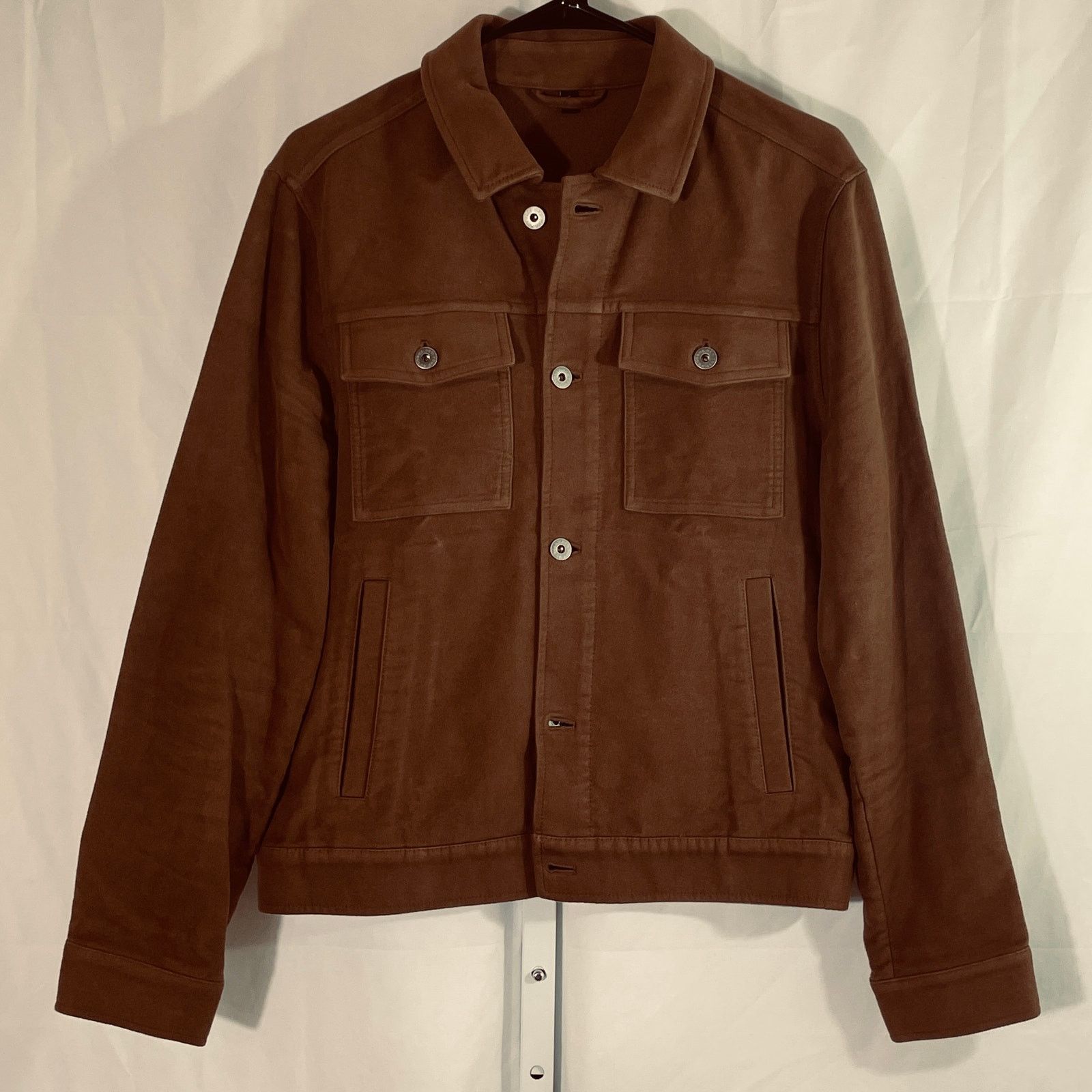 Bonobos Bonobos Moleskin Trucker Jacket - Men Size S - Brown Size US S / EU 44-46 / 1 - 6 Thumbnail