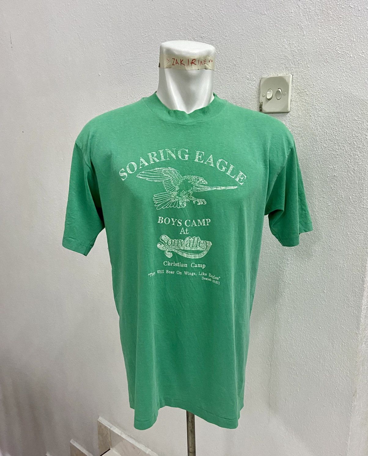 Other VINTAGE 80's SOARING EAGLE BOYCAMP TEE Size US L / EU 52-54 / 3 - 3 Thumbnail