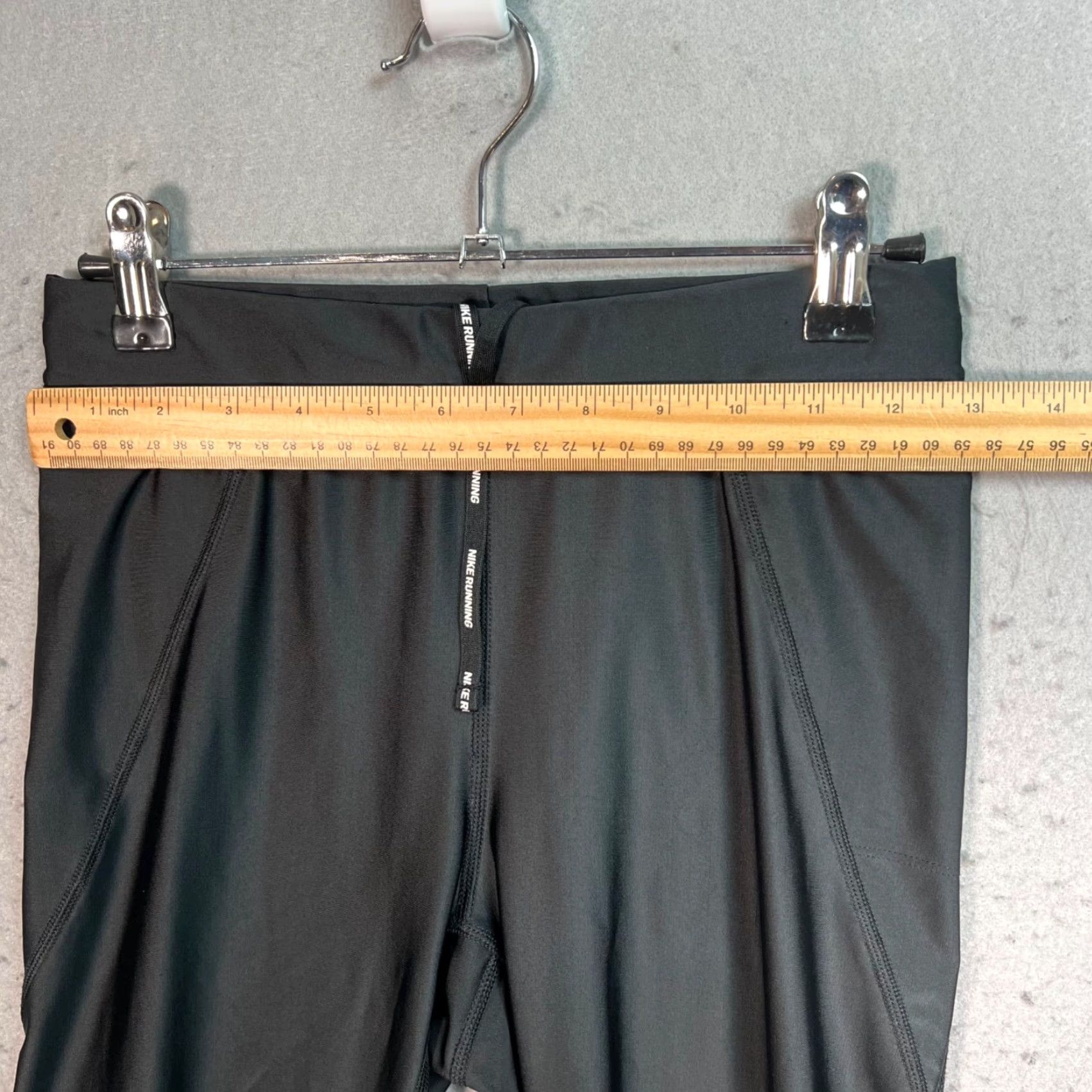 Nike Nike Dri-Fit Womens Black Running Tights Size Small with Drawstring Leggings Size ONE SIZE - 5 Thumbnail