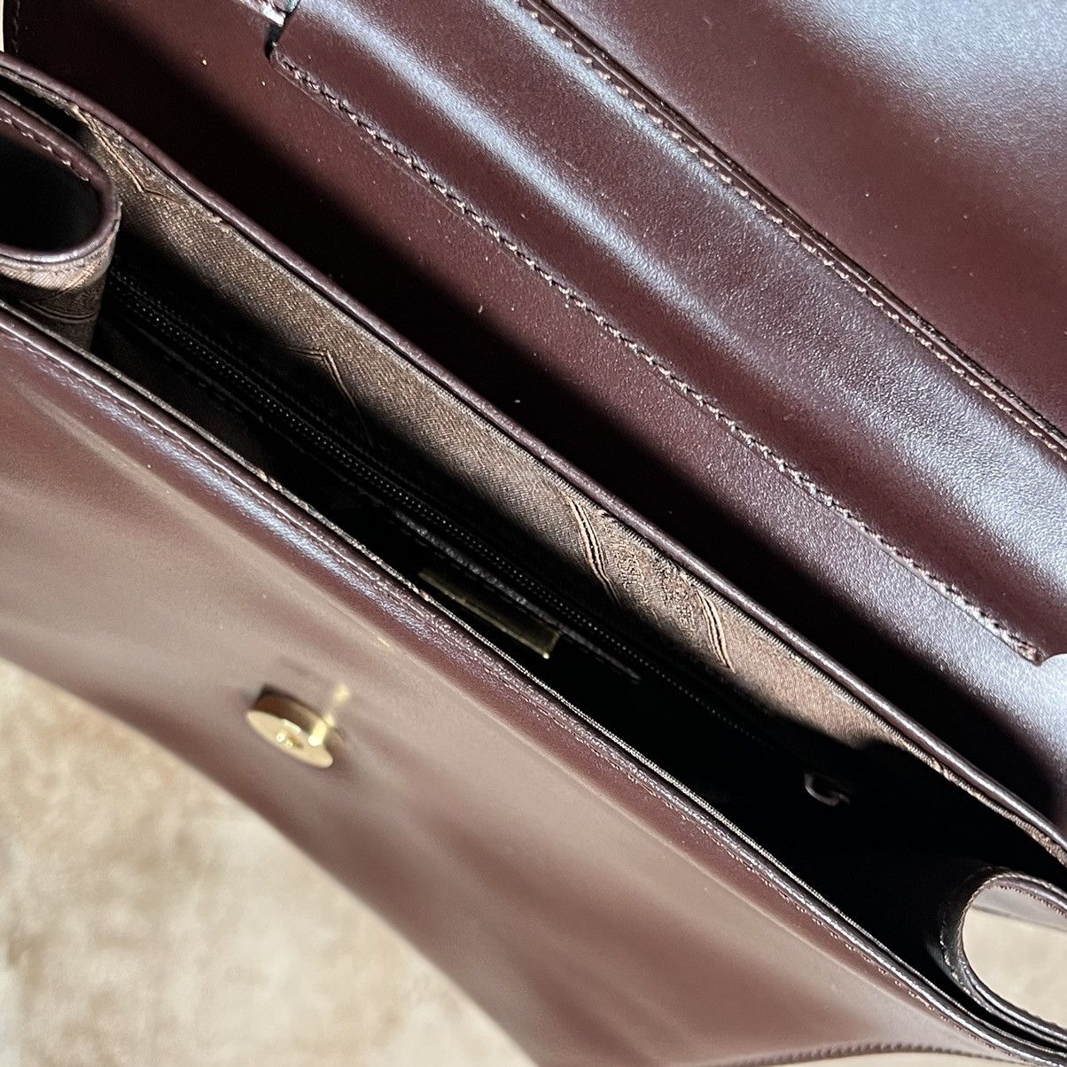 Fendi Vintage Fendi Brown Small Luxury Rare Crossbody Leather Bag Size ONE SIZE - 5 Thumbnail