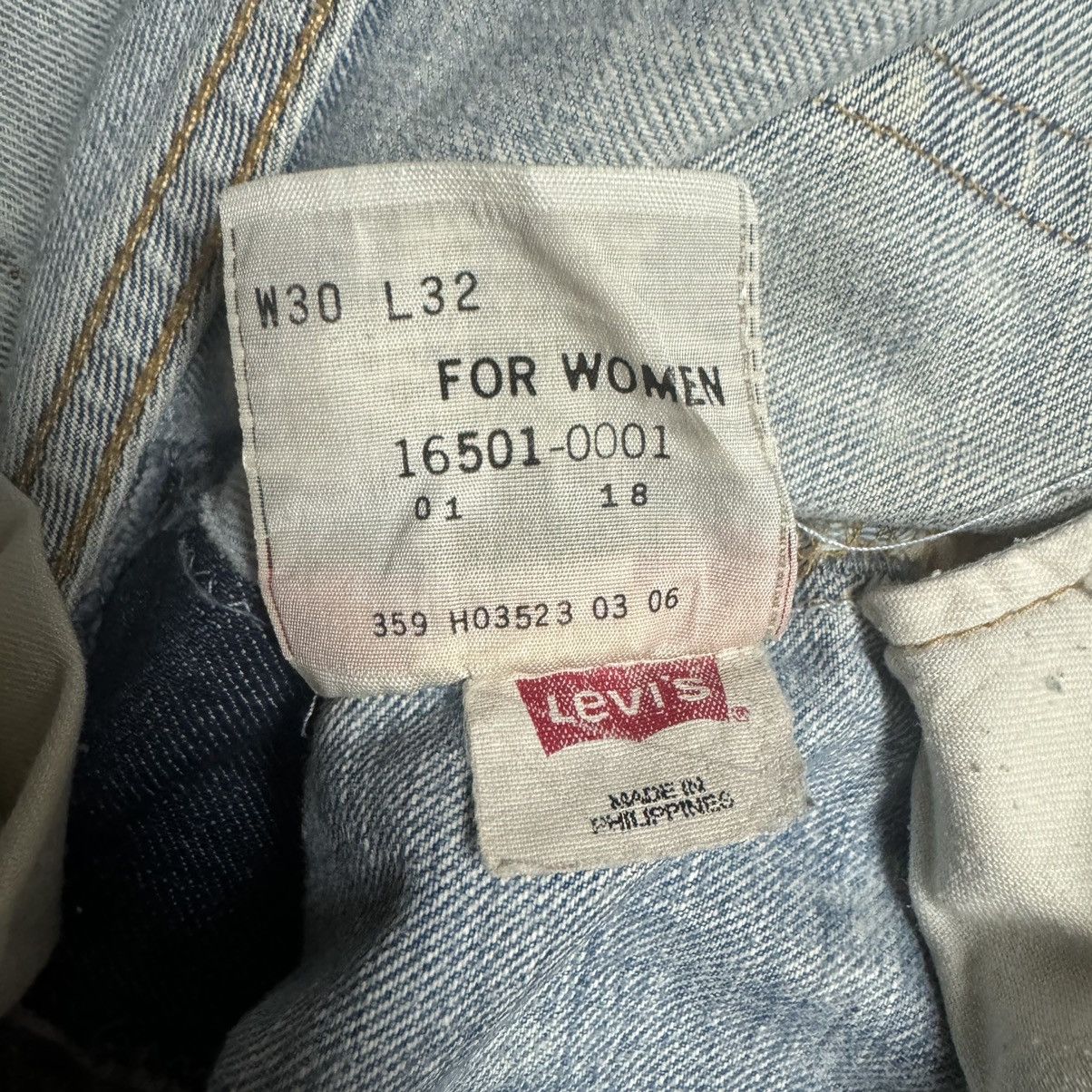 Levi's 2006 Limited Edition Women's Levi's 501 Distressed Jeans Size 30" / US 8 / IT 44 - 11 Thumbnail