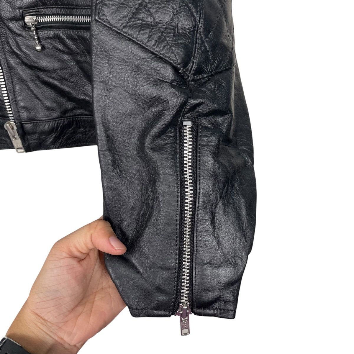 Other Liugoo Leather Motorcycle Riding Jacket Size US S / EU 44-46 / 1 - 14 Thumbnail