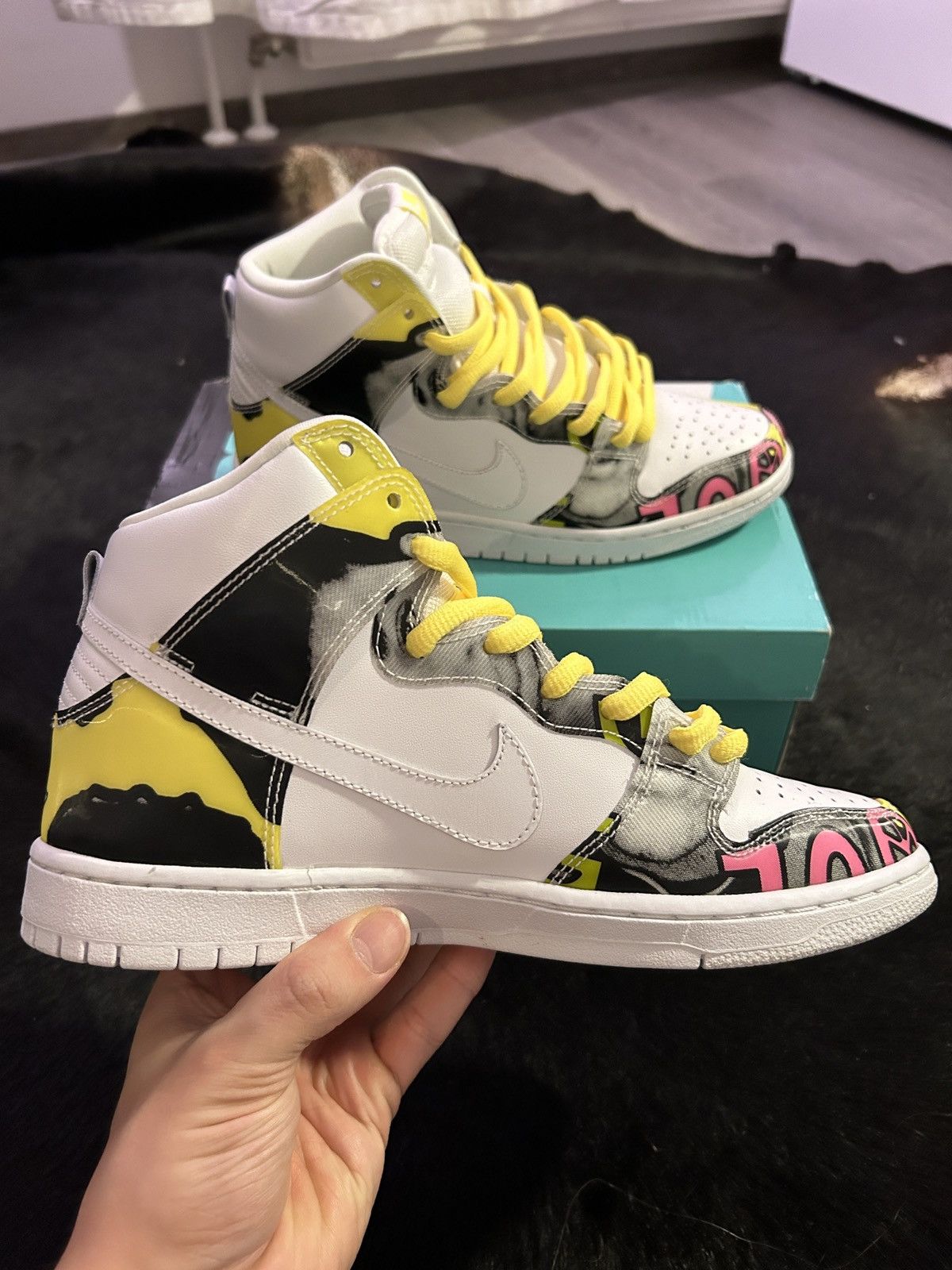 Nike Nike Sb Dunk High ”De La Soul” (2015) Size US 9 / EU 42 - 4 Thumbnail