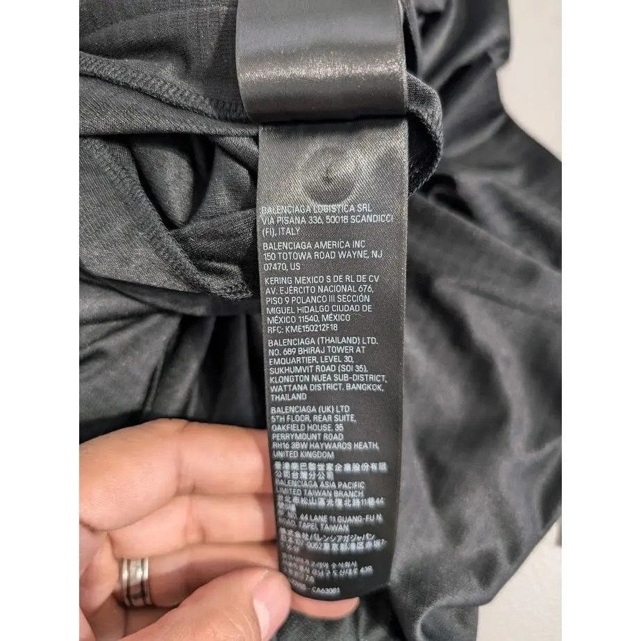 Balenciaga o1rshd1 Sport Icon Fluid Jersey Sweatpants / Joggers Black Size US 32 / EU 48 - 21 Thumbnail