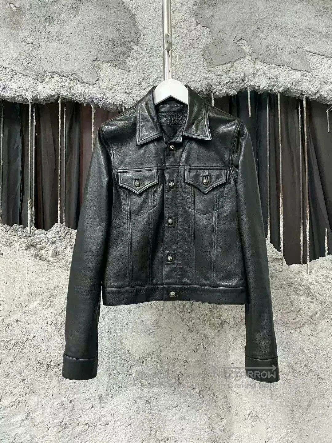 Chrome Hearts chrome hearts black leather jacket. Size US S / EU 44-46 / 1 - 1 Thumbnail