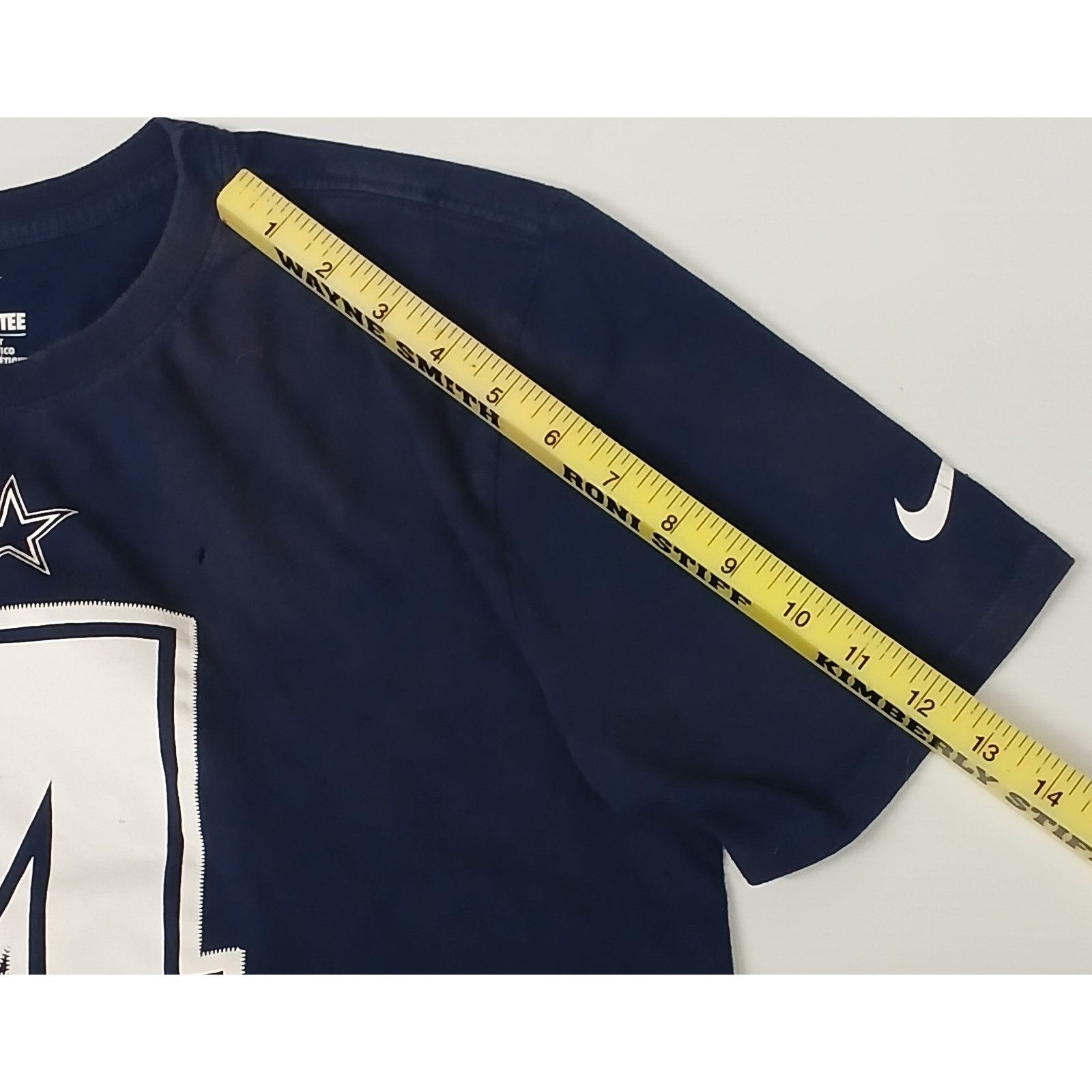 Nike Nike Tee (Medium) Blue NFL Dallas Cowboys #4 Crop Shirt Size US M / EU 48-50 / 2 - 5 Thumbnail