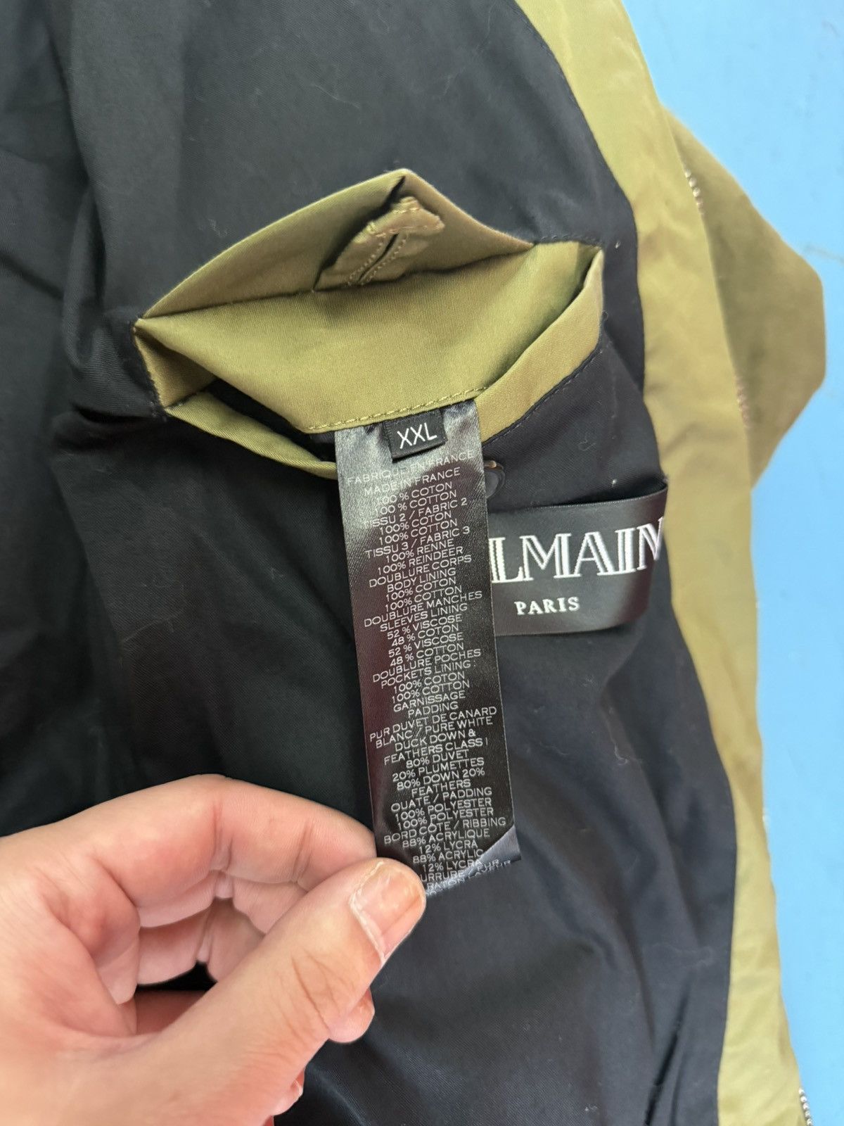 Balmain BALMAIN FW14 FUR TRIM CAMO PRINT QUILTED JACKET Size US XXL / EU 58 / 5 - 9 Thumbnail