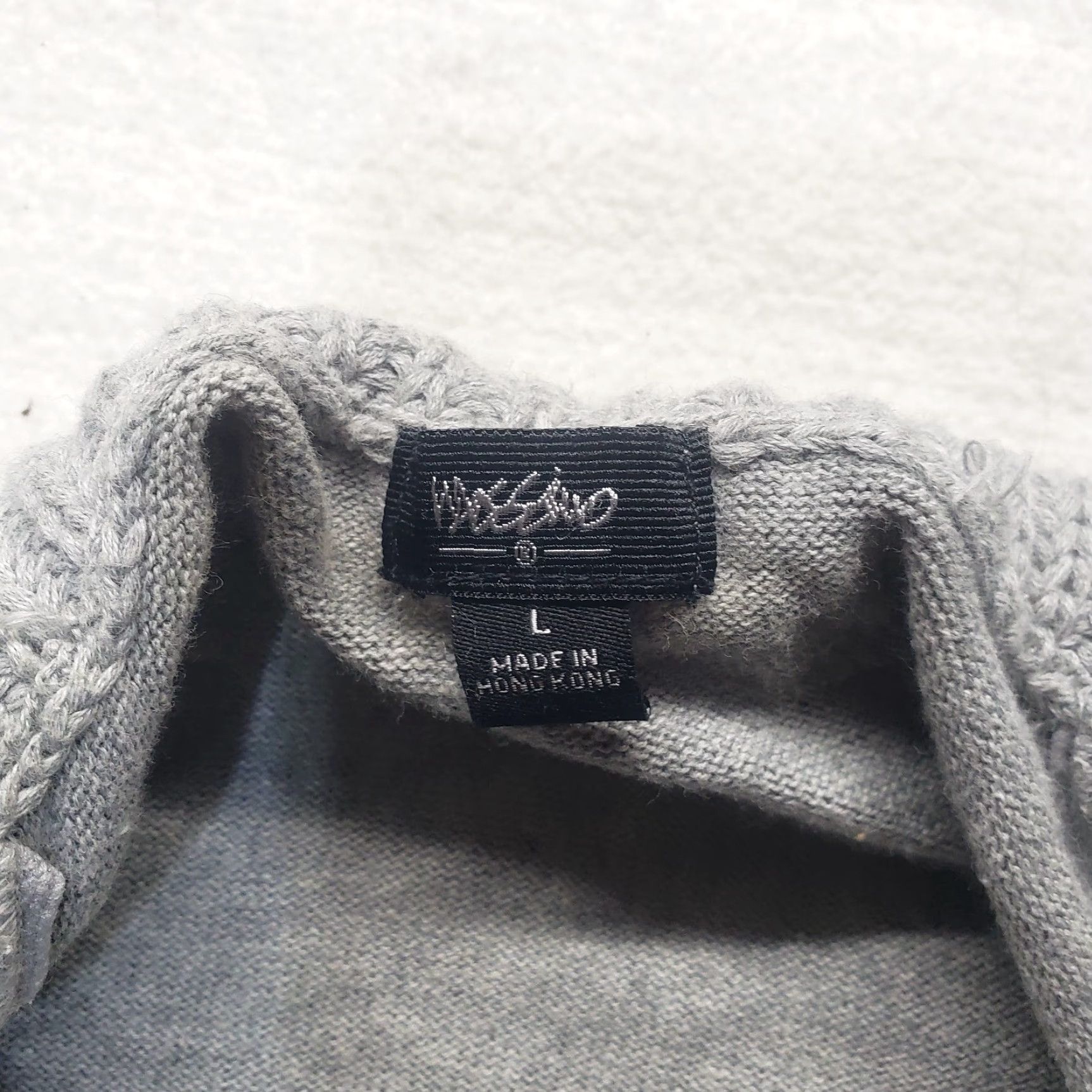 Mossimo Mossimo Jacket Women's Adult Large Gray Crop Top Neck Flap Coat Long Sleeve Size L / US 10 / IT 46 - 3 Thumbnail