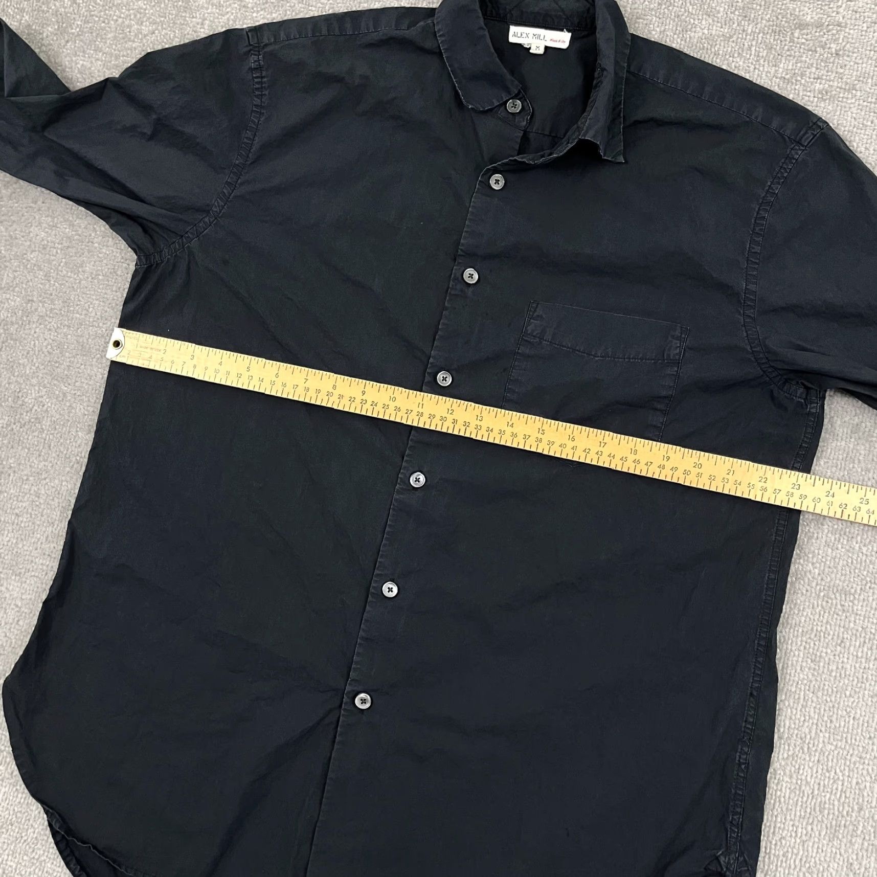 Alex Mill Alex Mill Shirt Mens Medium Button-Up Navy Blue Long Sleeve Casual Office Size US M / EU 48-50 / 2 - 4 Thumbnail