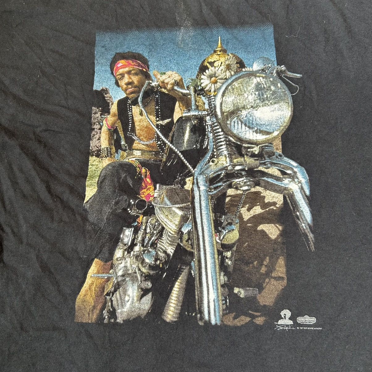 Rap Tees × Vintage Vintage Rare 1997 Jimi Hendrix South Saturn Delta Tee Size US XL / EU 56 / 4 - 3 Thumbnail