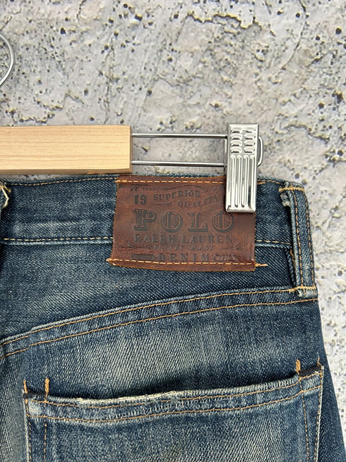 Polo Ralph Lauren Vintage Polo Ralph Lauren Selvedge Denim Washed 90s Rare Size US 29 - 9 Thumbnail