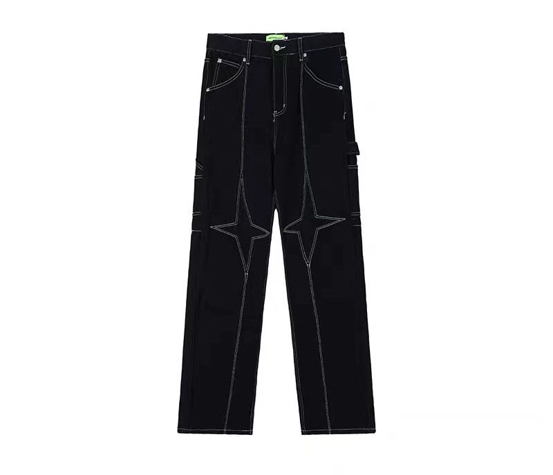 Vintage star collection topstitched straight jeans