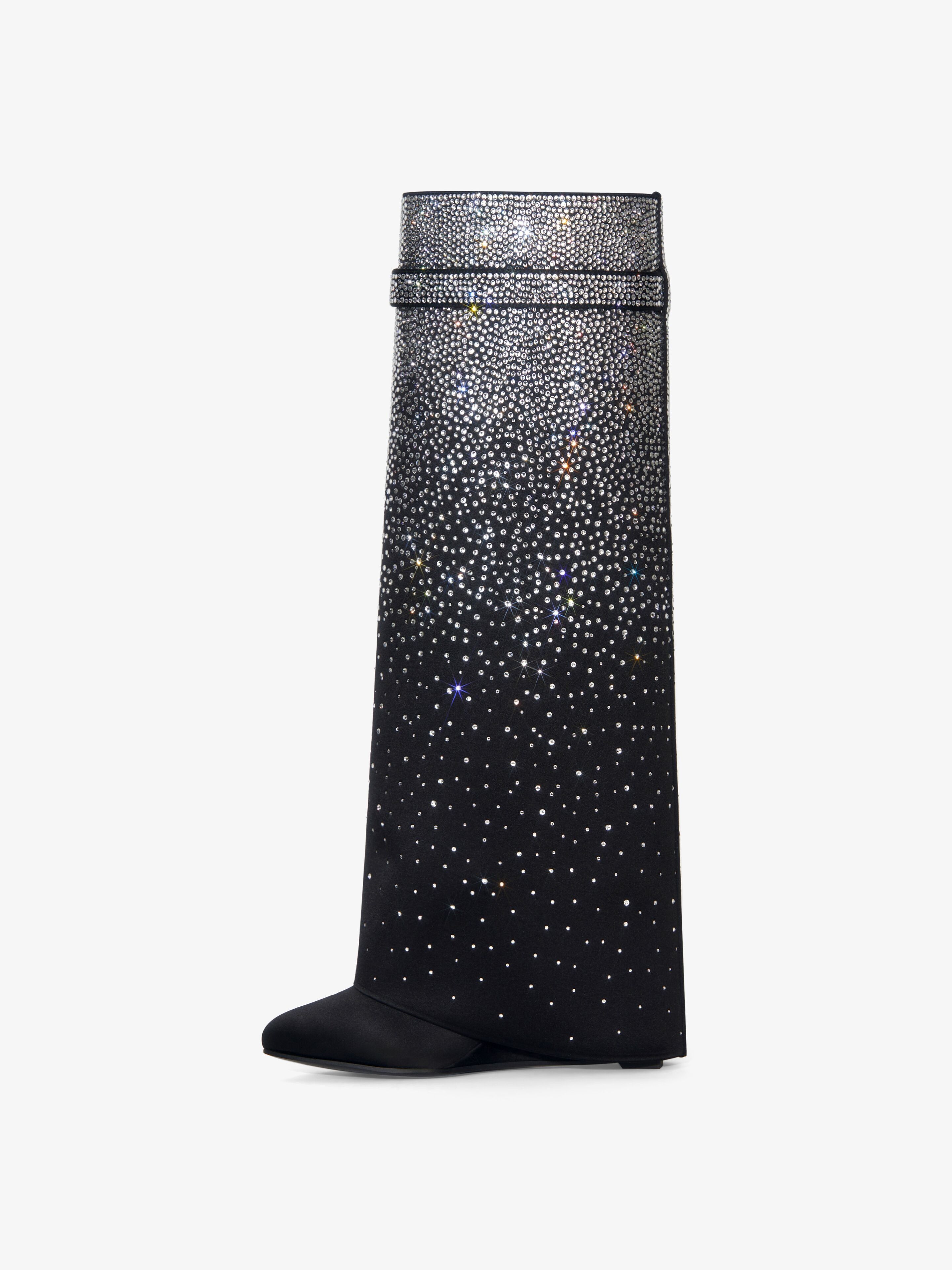 Givenchy o1srvl11e0525 Shark Lock Pant Boots 90mm in Black/Silver Size US 8 / IT 38 - 5 Thumbnail