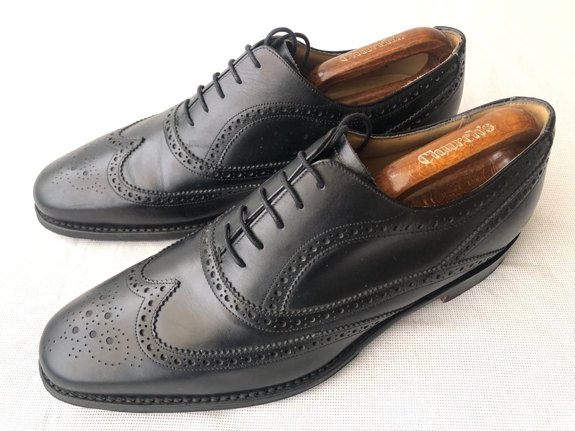 Barker Barker 'Turing' Black Calf leather Oxford shoes Size US 10 / EU 43 - 1 Thumbnail