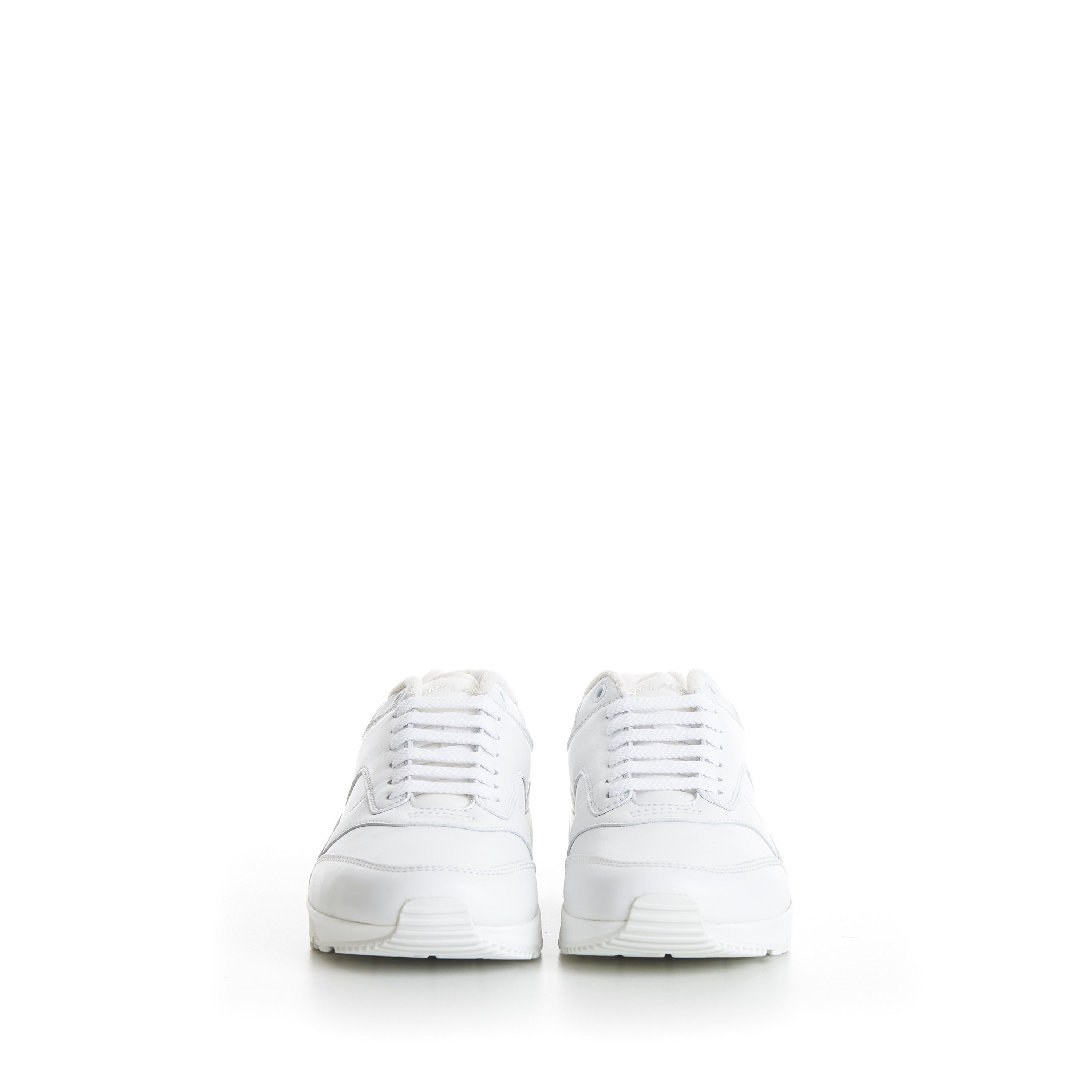 Saint Laurent Paris Men's White 'Bump' Low-top Smooth Leather Sneakers Size US 7 / EU 40 - 3 Thumbnail