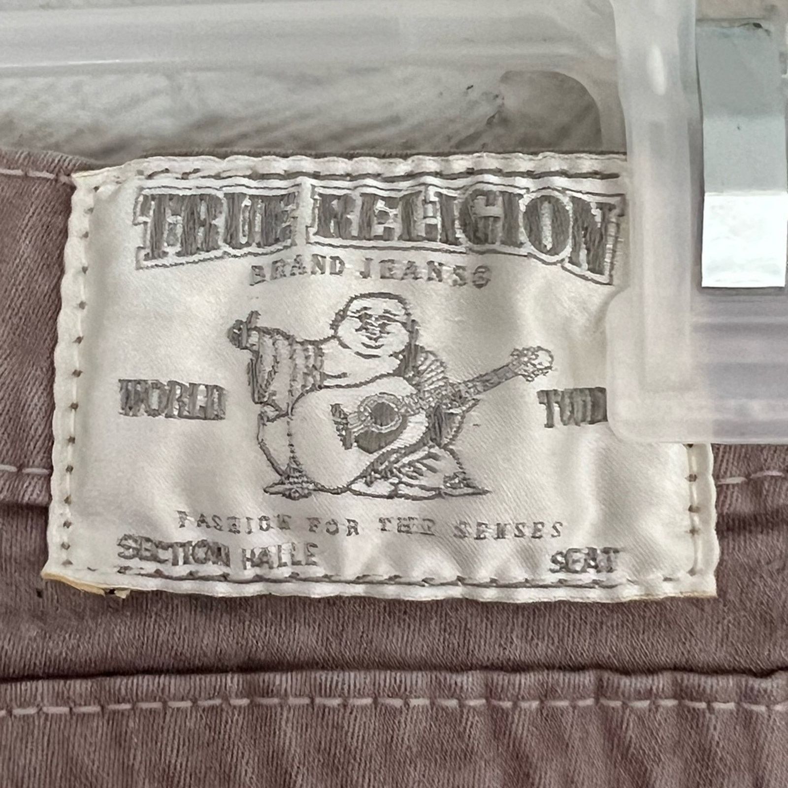 True Religion True Religion Halle Mid-Rise Straight Gray Jeans LIKE NEW Size 28" / US 6 / IT 42 - 7 Thumbnail