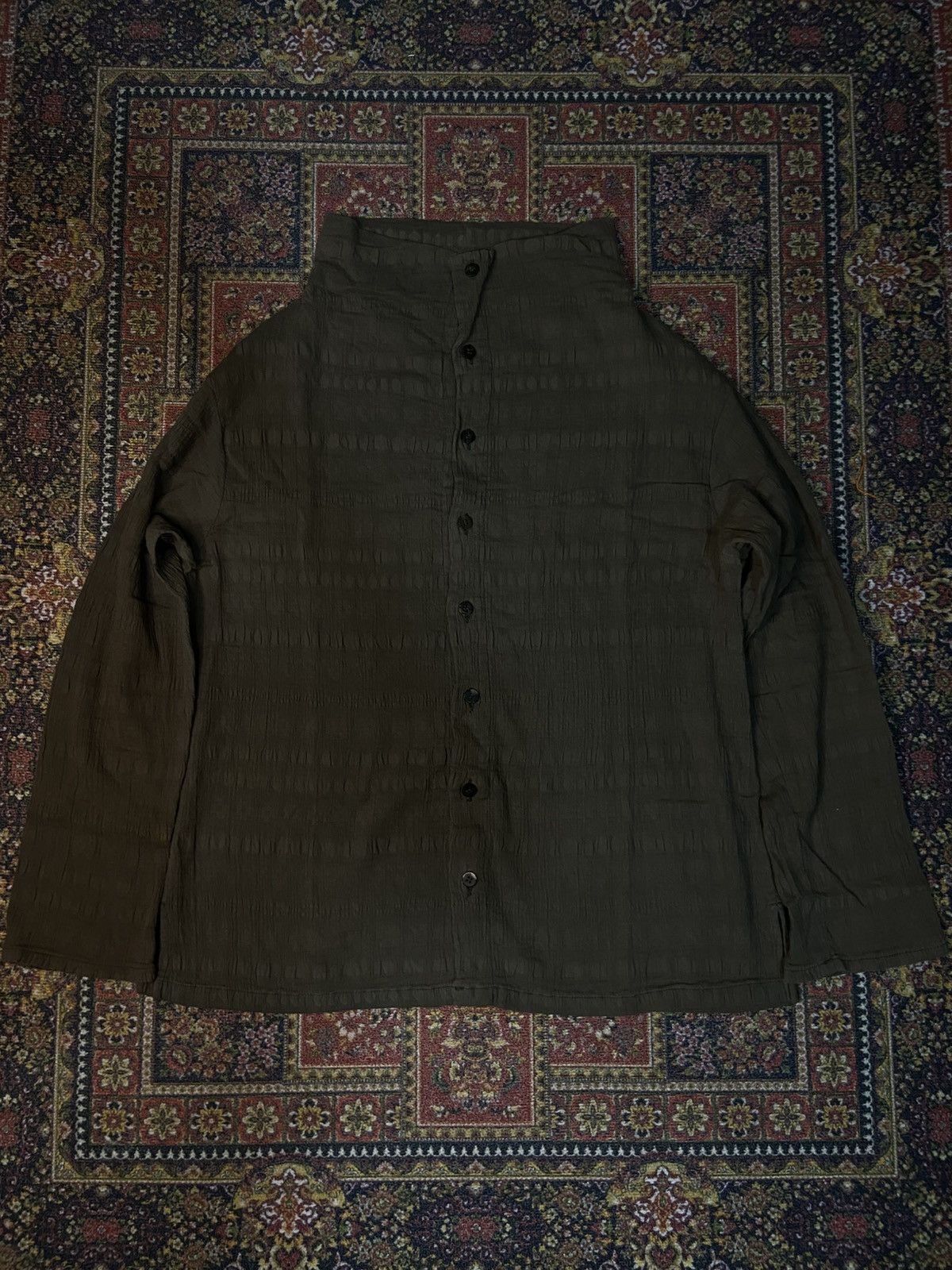Designer × Issey Miyake × Vintage Vintage Plantation Issey Miyake Button Up Shirt Size US M / EU 48-50 / 2 - 2 Thumbnail