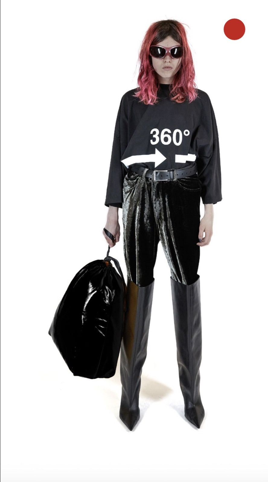 Balenciaga New Winter 22 Crushed Velvet Stretch Pant [M] Size US 32 / EU 48 - 2 Thumbnail