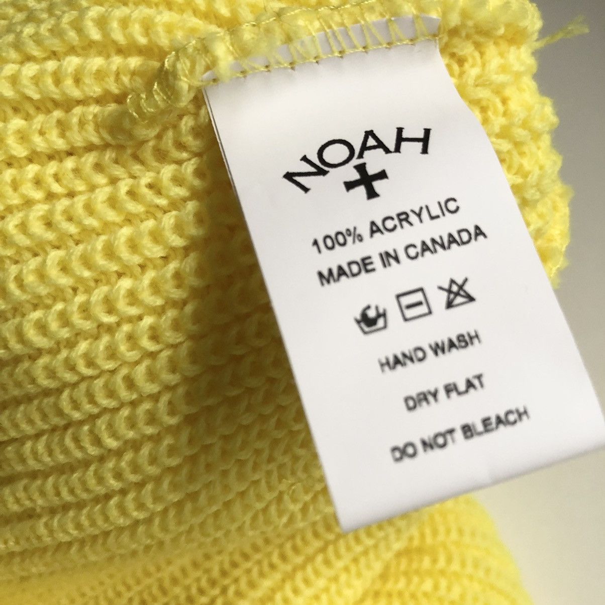 Noah Noah WinGet Logo Beanie YELLOW Size ONE SIZE - 4 Thumbnail