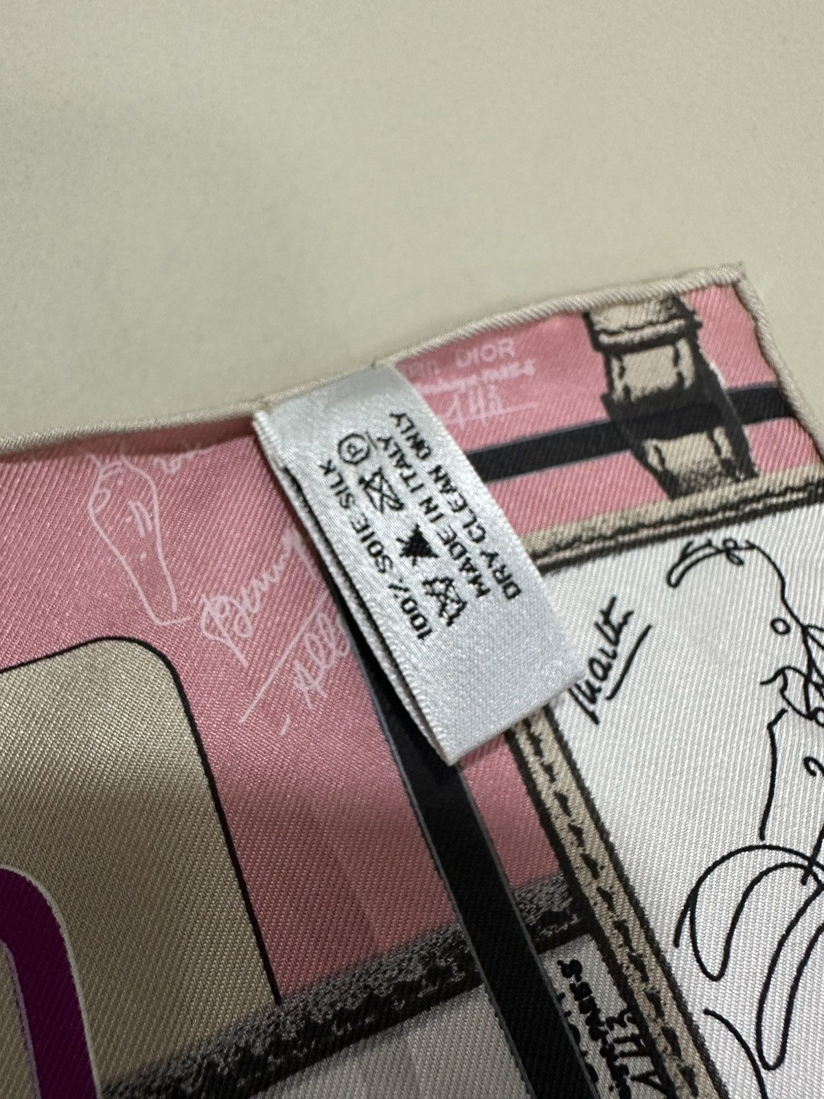 Christian Dior Monsieur × Dior Christian Dior Silk Scarf Nice Design Size ONE SIZE - 5 Thumbnail