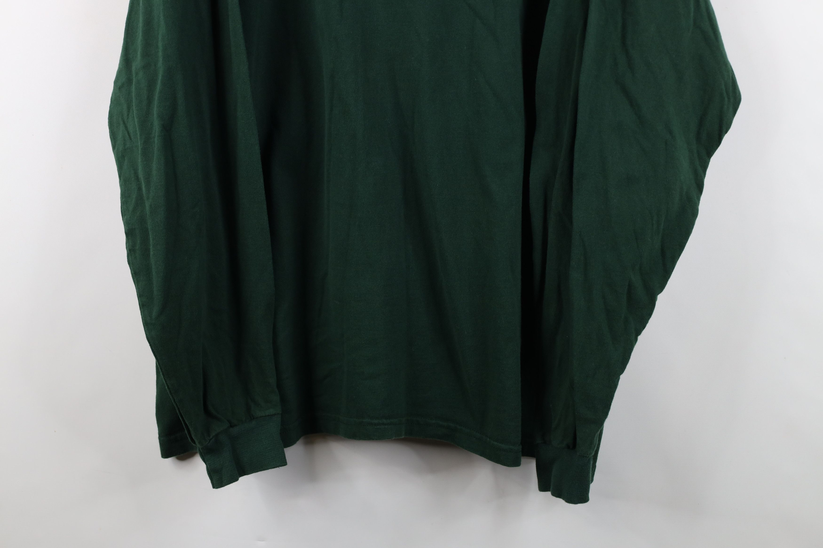 Vintage Vintage 90s Streetwear Heavyweight Turtleneck T-Shirt Green Size US XXL / EU 58 / 5 - 3 Thumbnail