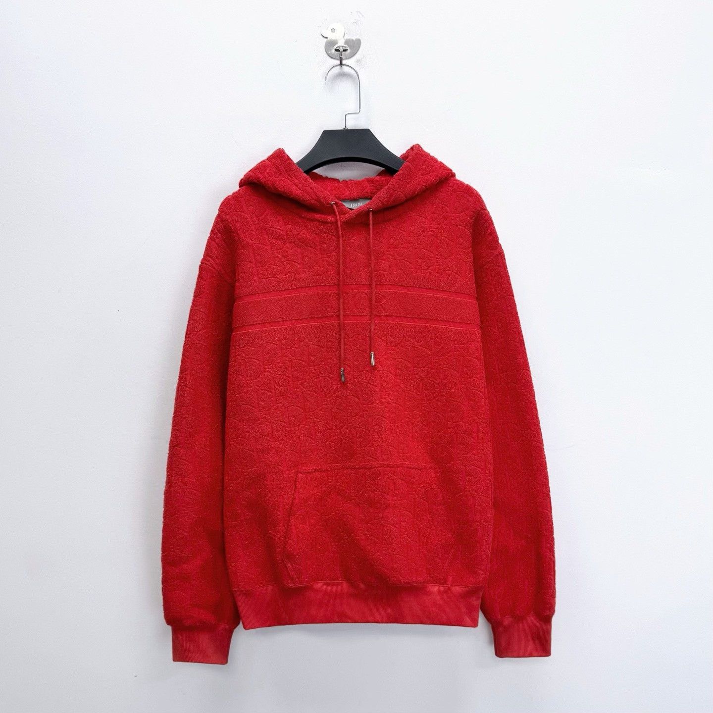 Dior Dior Oblique Red Printed Hoodie Size US M / EU 48-50 / 2 - 1 Thumbnail