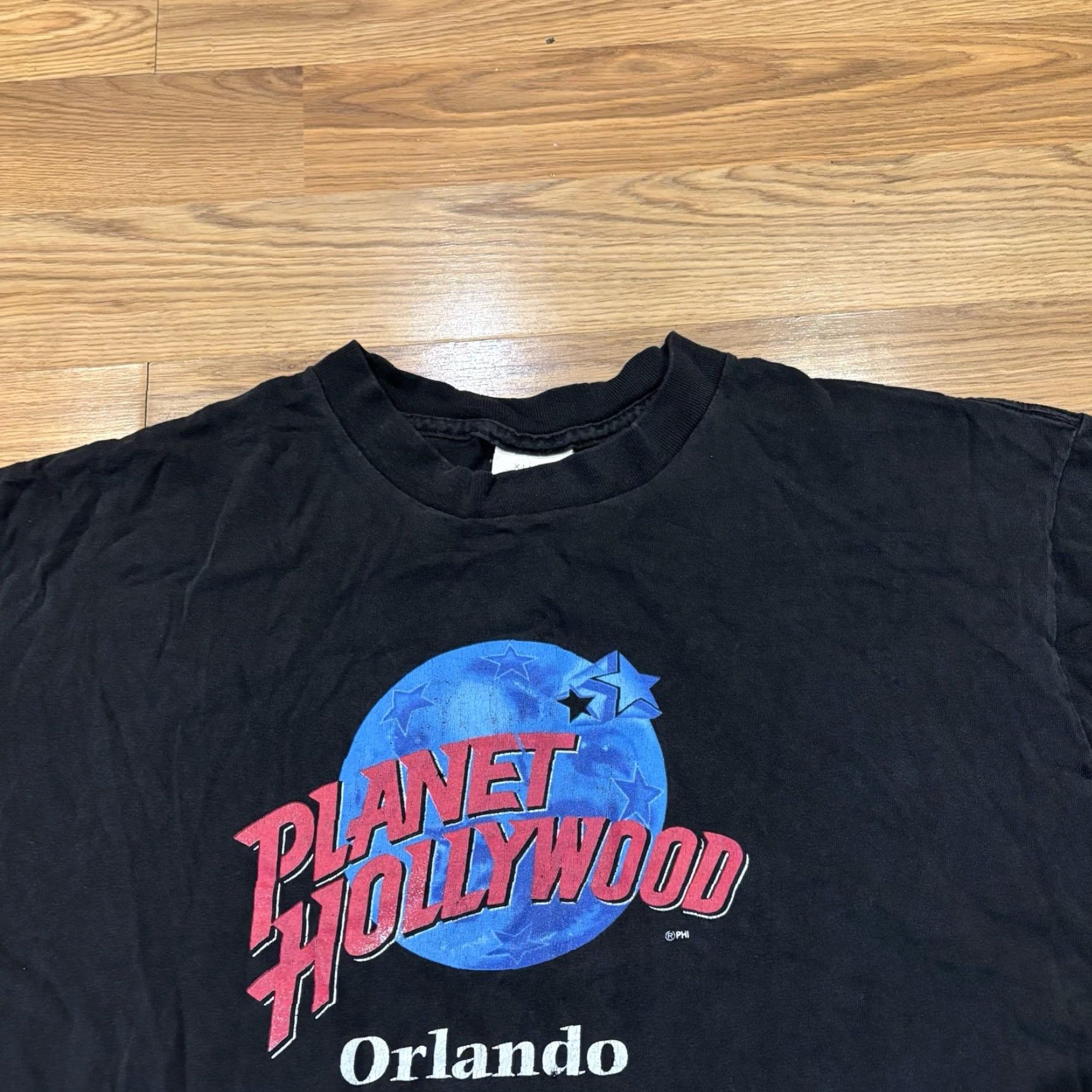 Planet Hollywood Planet Hollywood T-Shirt Orlando Black Vtg 90s USA Single Stitch Cotton Men’s XL Size US XL / EU 56 / 4 - 7 Thumbnail