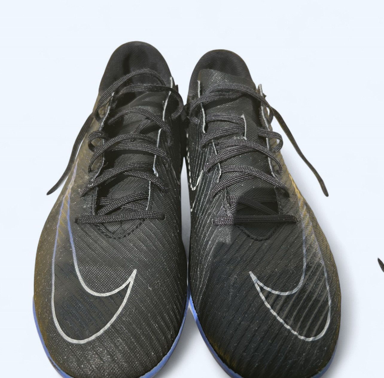 Nike Nike Men’s Zoom Mercurial Vapor 15 Club FG/MG Black/Blue Size US 11 / EU 44 - 3 Thumbnail