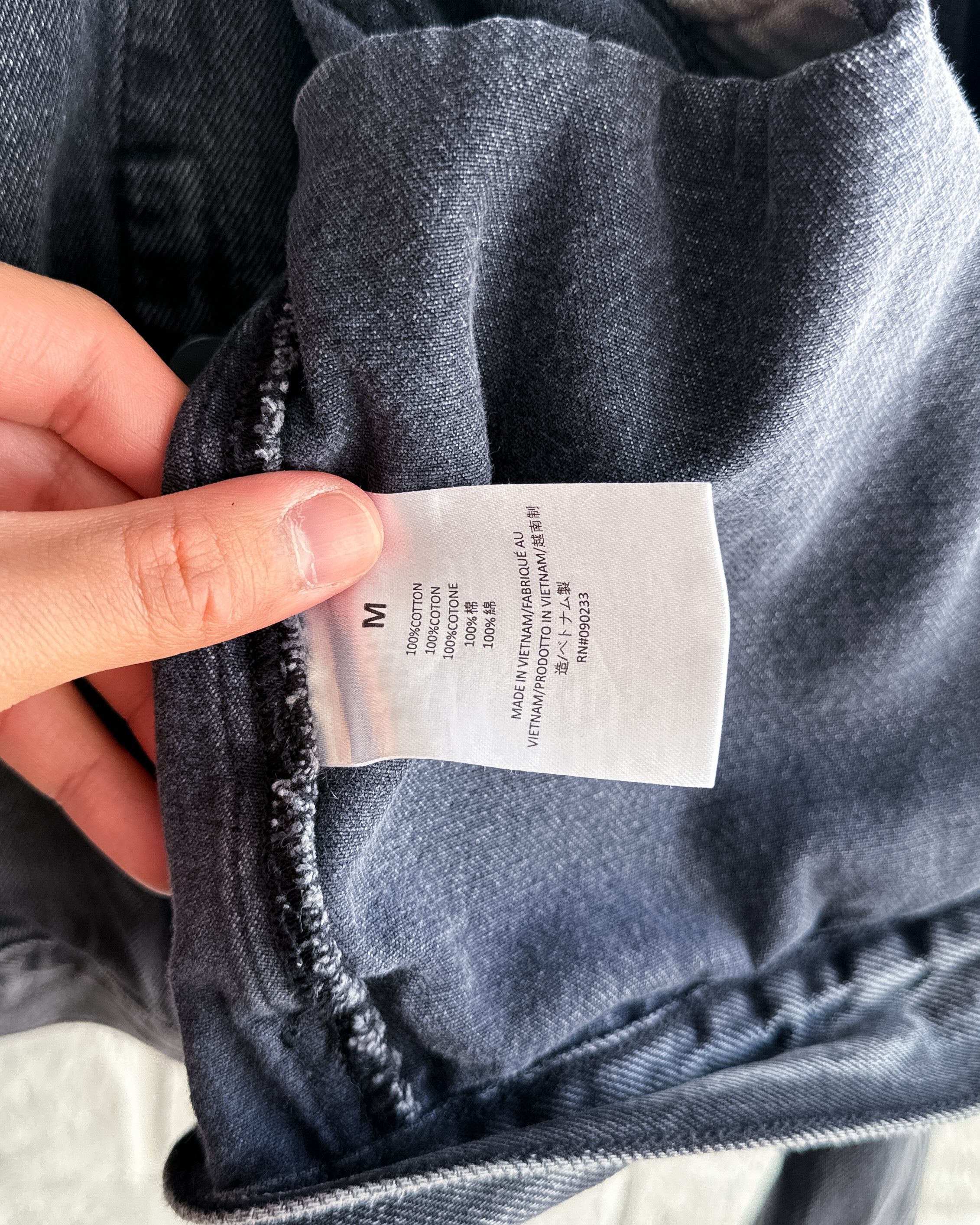 Essentials Fear Of God Essentials Black Wash Denim Trucker Jacket M Size US M / EU 48-50 / 2 - 8 Thumbnail