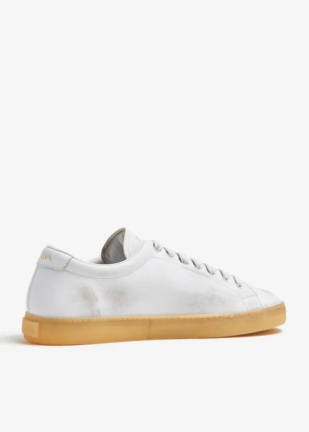 Prada o1mt1gz0225 Low-Top Sneakers in White Size US 6 / EU 39 - 3 Thumbnail