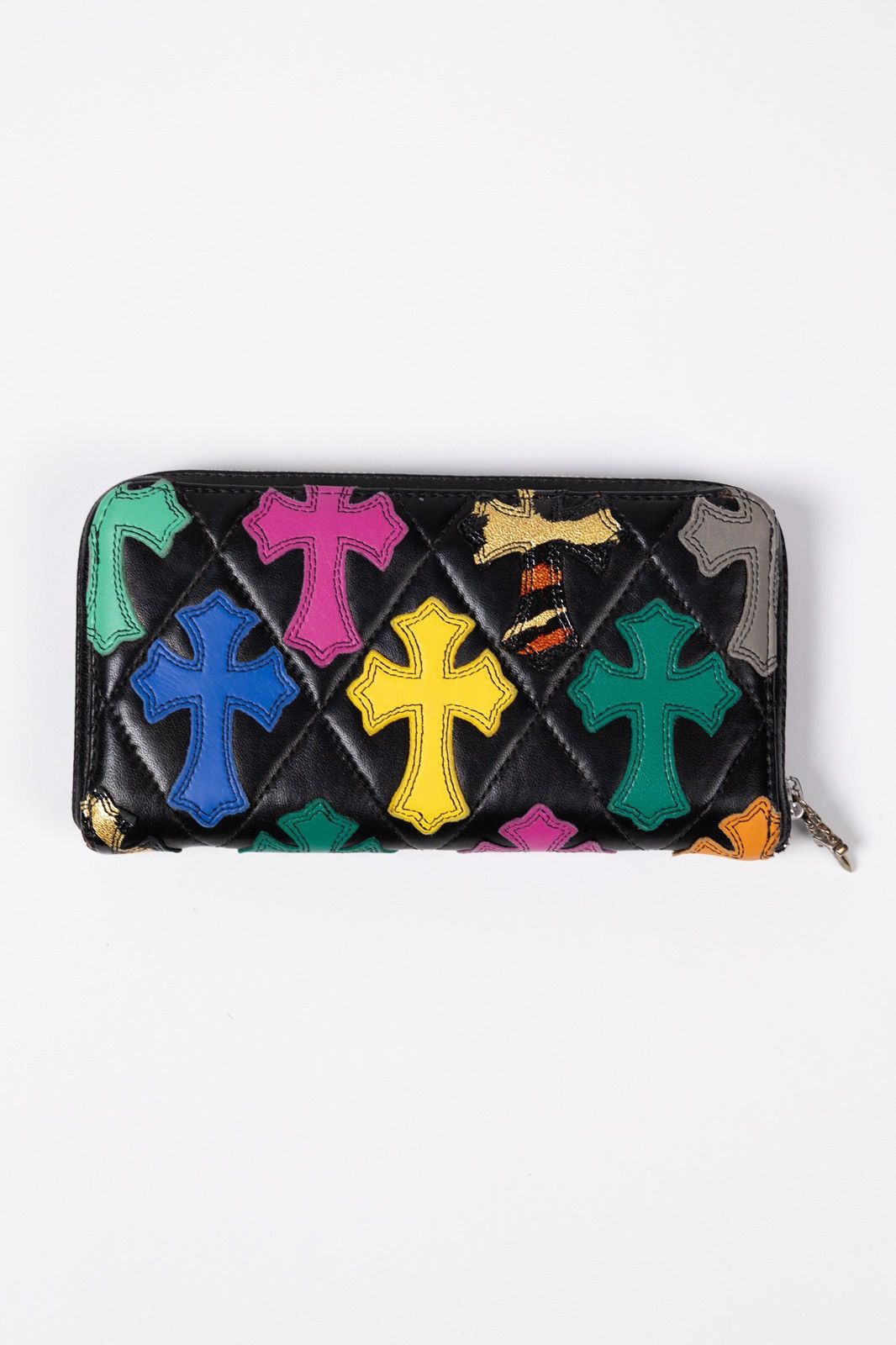 Chrome Hearts Chrome Hearts Multicolor Cross Patch Long Zip Leather Wallet Size ONE SIZE - 2 Thumbnail
