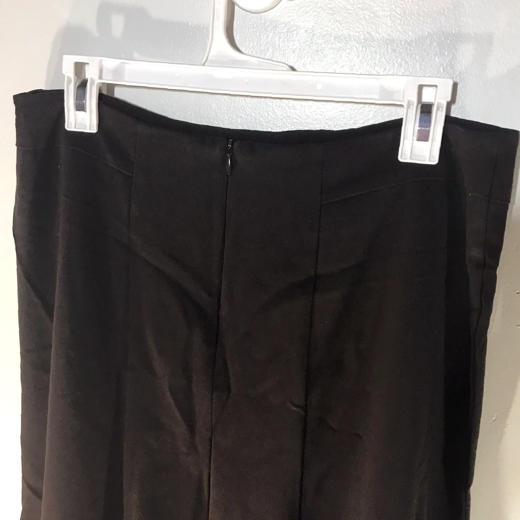 Joe Browns Browns Skirt A-Line Midi Skirt Women Size 12 Brown Polyester Rayon Spandex Chambray Zipper Logo Closure Zip Machine Washable Back Zip Mid Rise Blog? Size 34" / US 12 / IT 48 - 5 Thumbnail