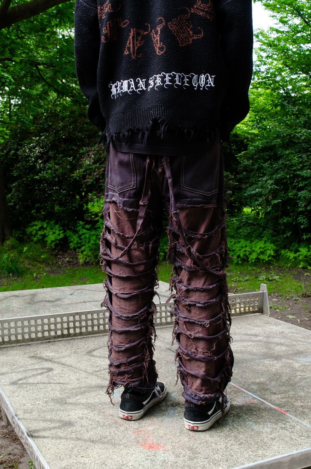 Other Upcycled distressed Denim Size US 31 - 2 Thumbnail