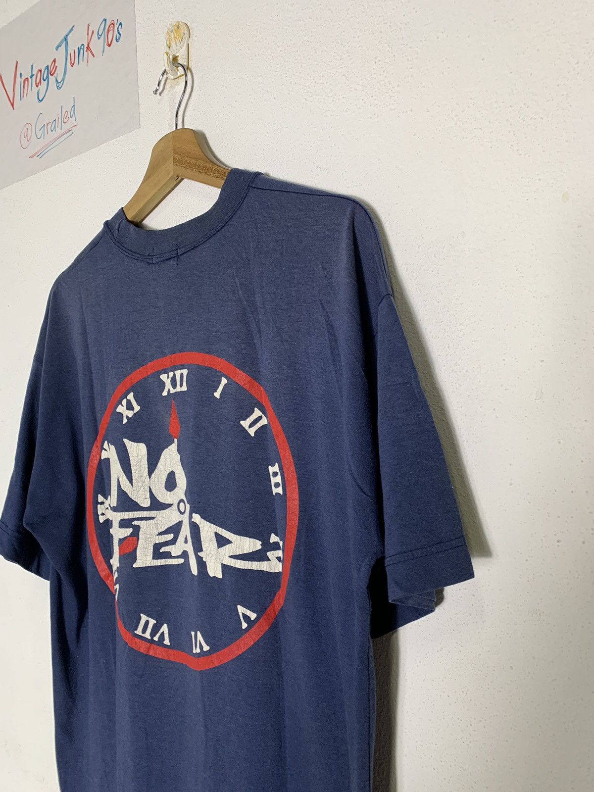 Vintage Vintage No fear Clock t-shirt Size US M / EU 48-50 / 2 - 5 Thumbnail