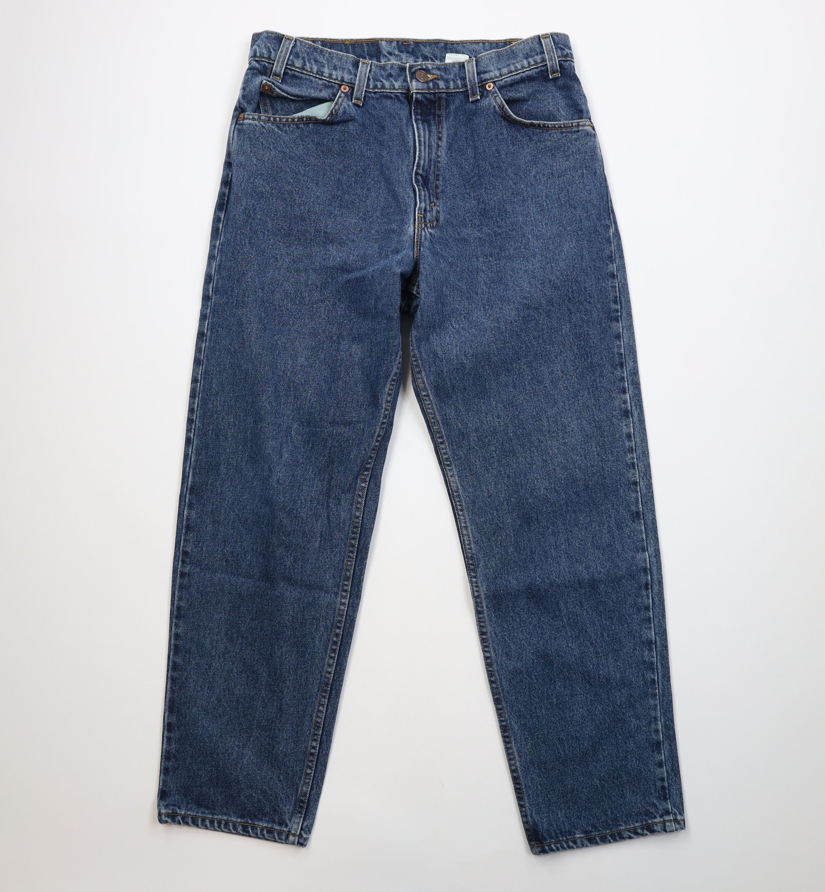 Levi's Vintage 90s Levis 550 Orange Tab Fit Tapered Leg Jeans USA Size US 34 / EU 50 - 1 Thumbnail