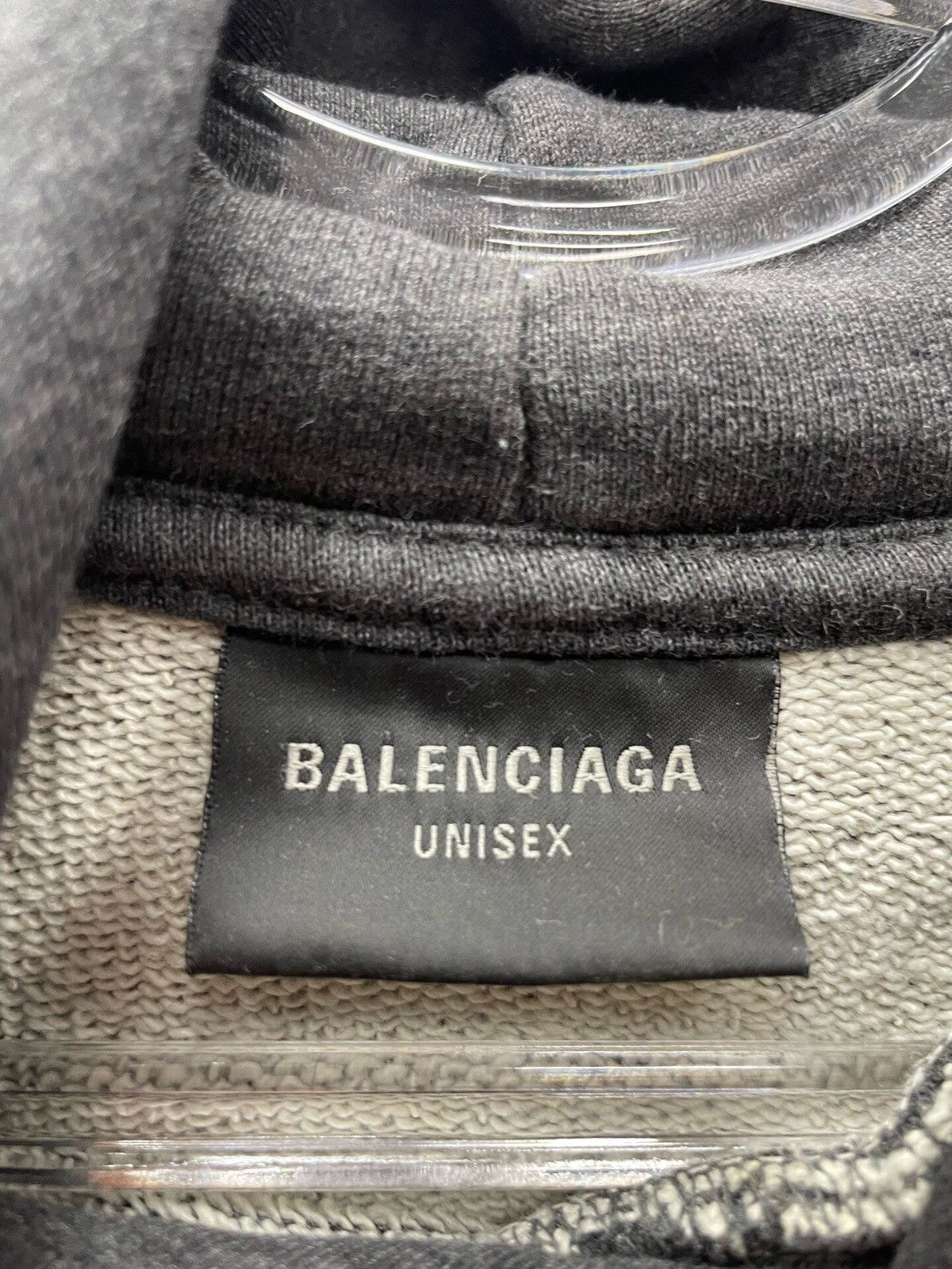 Balenciaga Balenciaga Wave Logo Vintage Oversized Hoodie Size US L / EU 52-54 / 3 - 3 Thumbnail